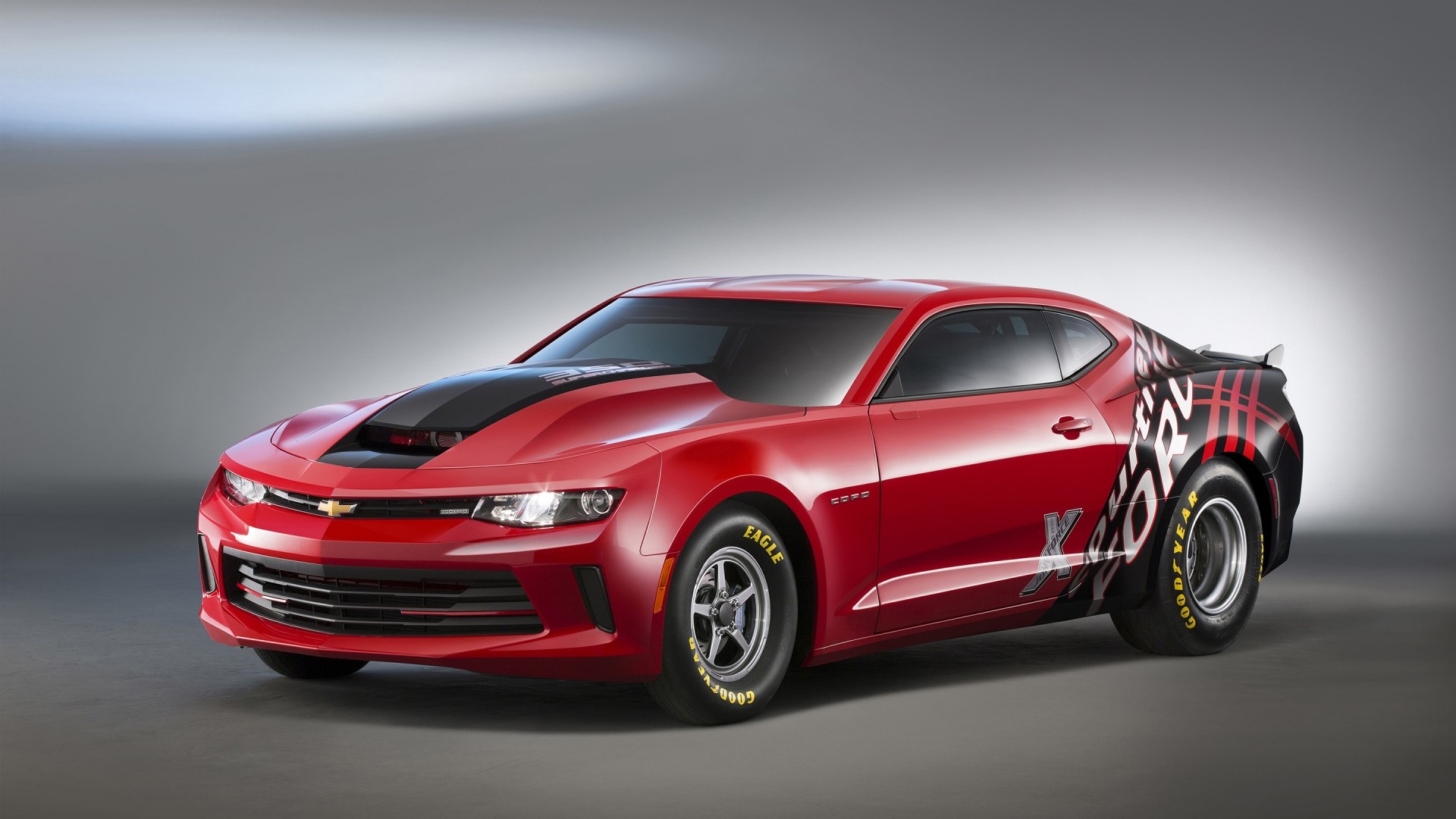 2016 Chevrolet COPO Camaro drag car HD Wallpaper