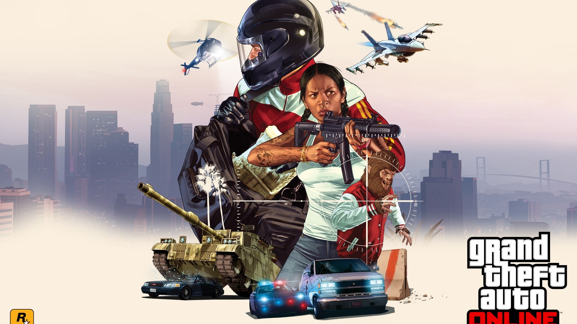 Grand Theft Auto Online Freemode Events HD Wallpaper