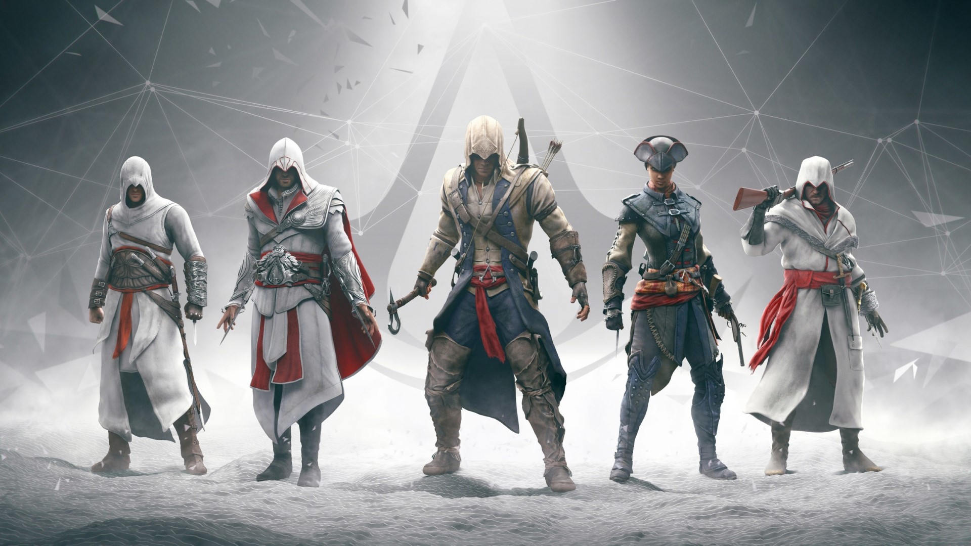 The Assassins Creed Game Characters HD Wallpaper