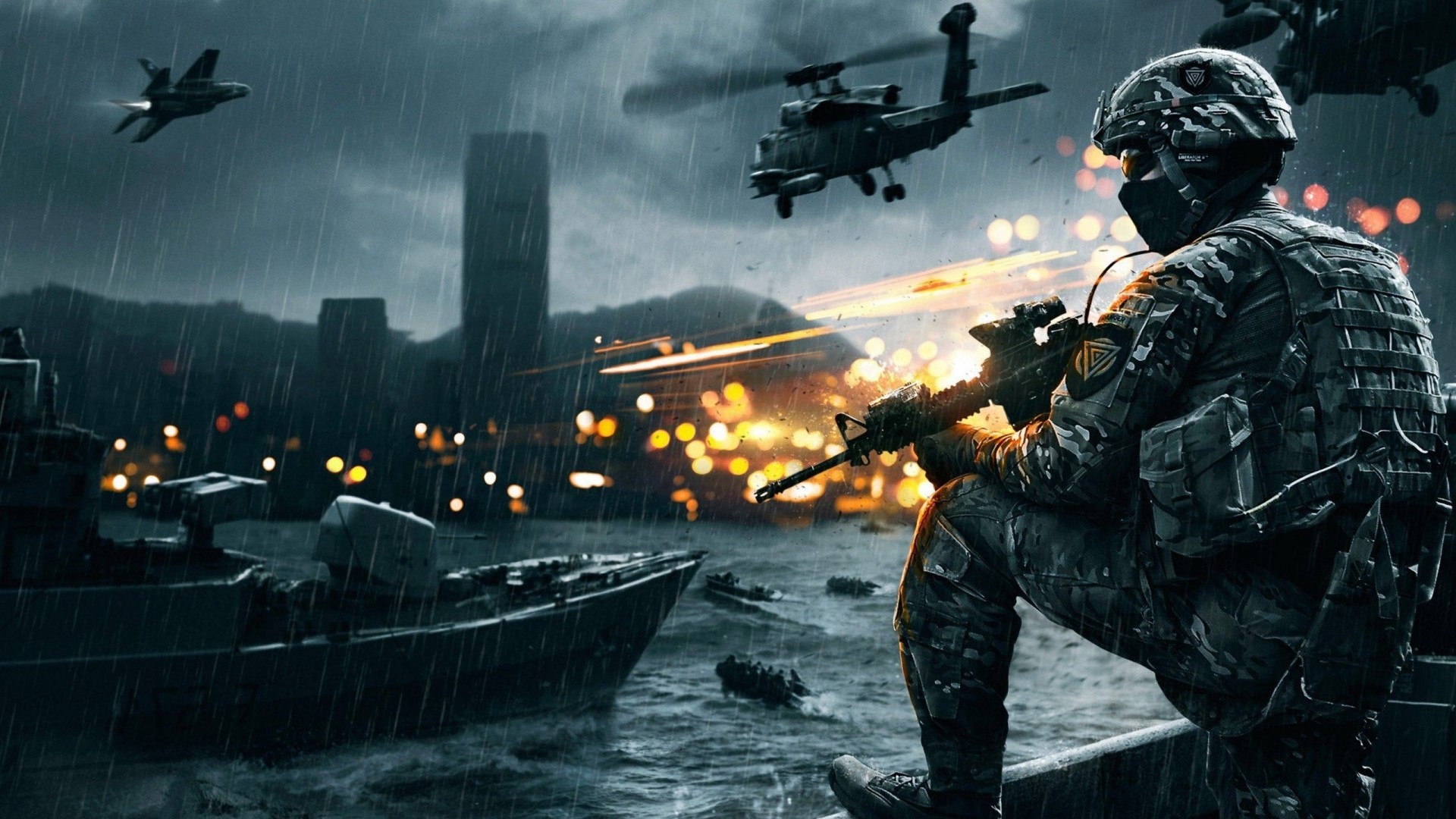 Soldier in Battlefield 4 HD Wallpaper