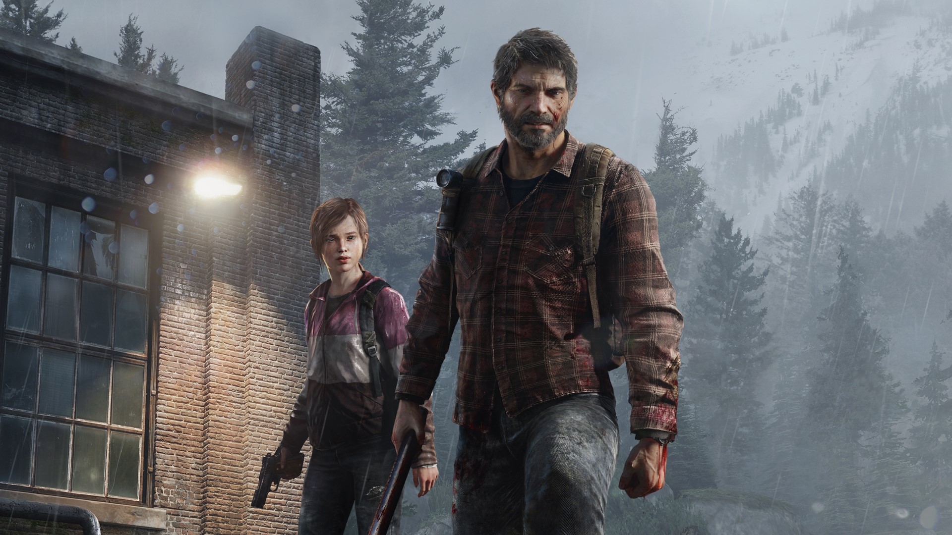 Joel and Ellie from The Last of Us HD Wallpaper