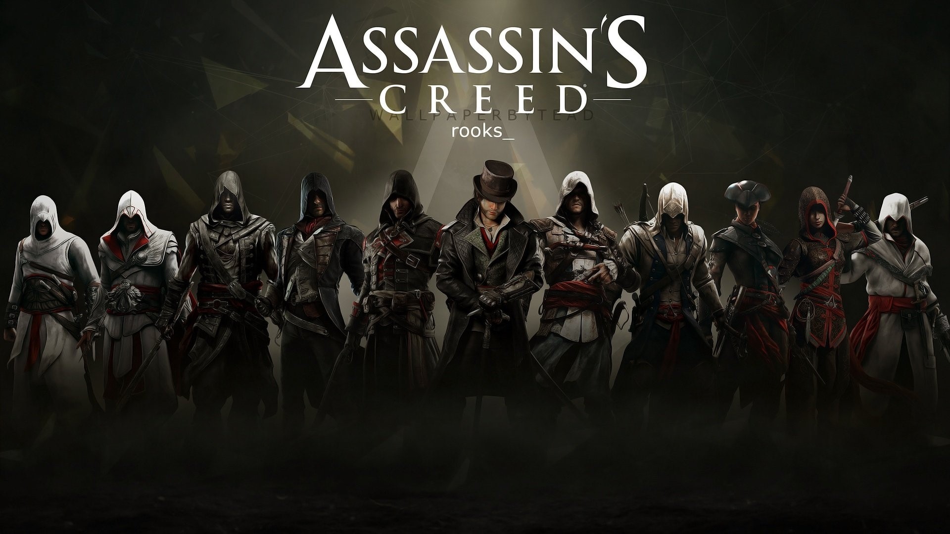 Assassins Creed characters lineup HD Wallpaper