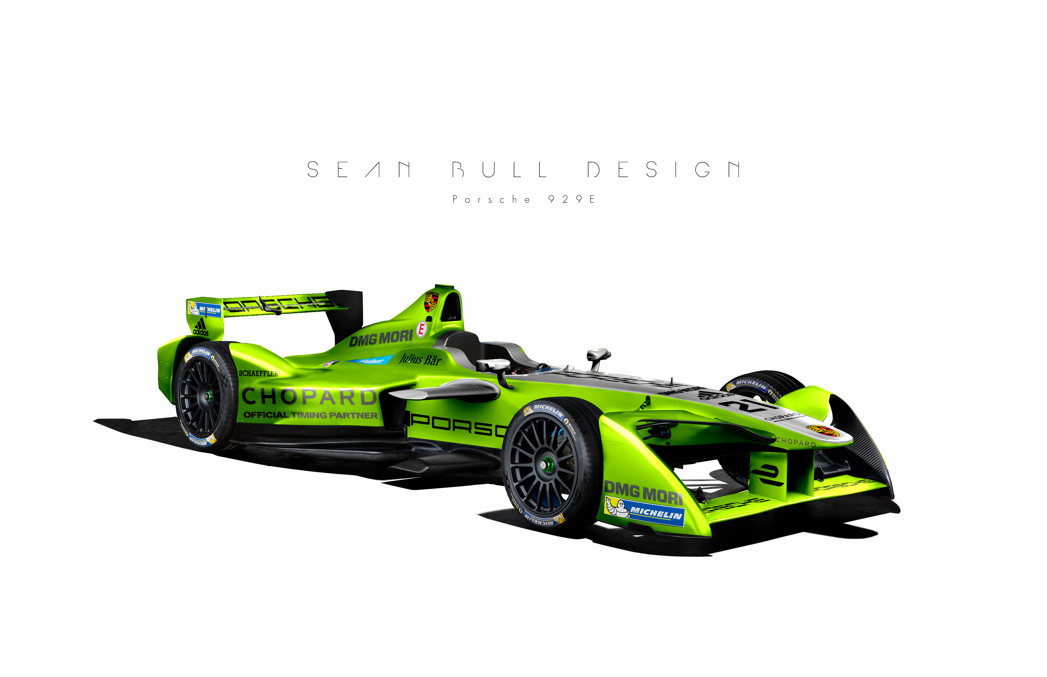 Porsche 929E Formula 1 car by Sean Bull Design HD Wallpaper