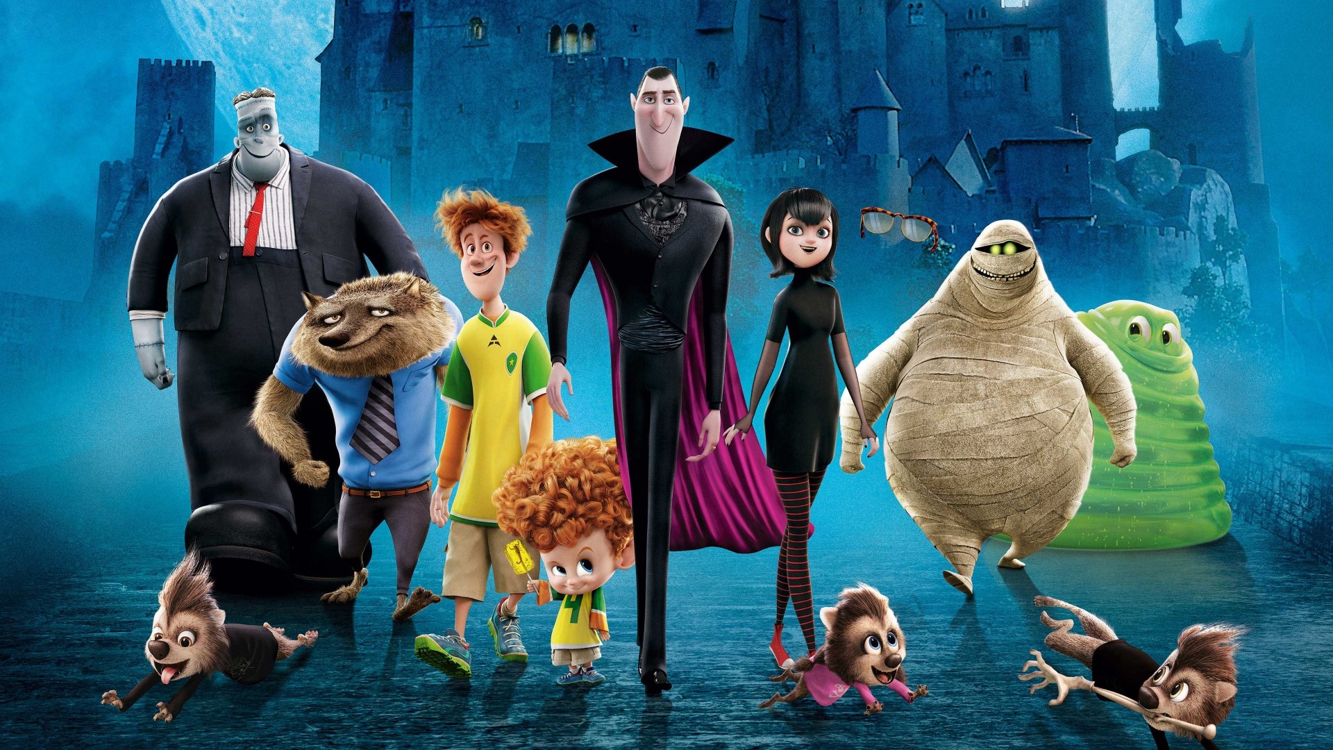 Hotel Transylvania 2 Characters HD Wallpaper