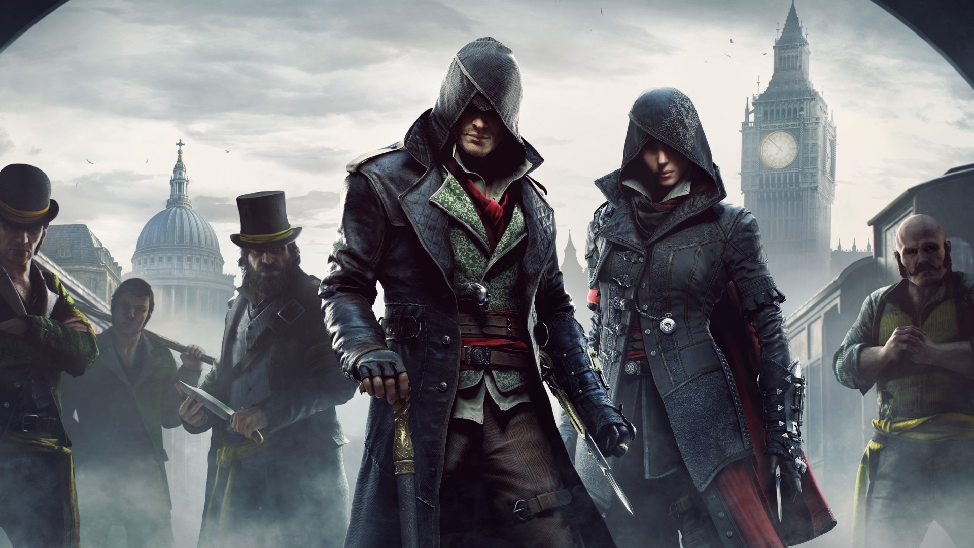 Assassins Creed Syndicate characters in London HD Wallpaper