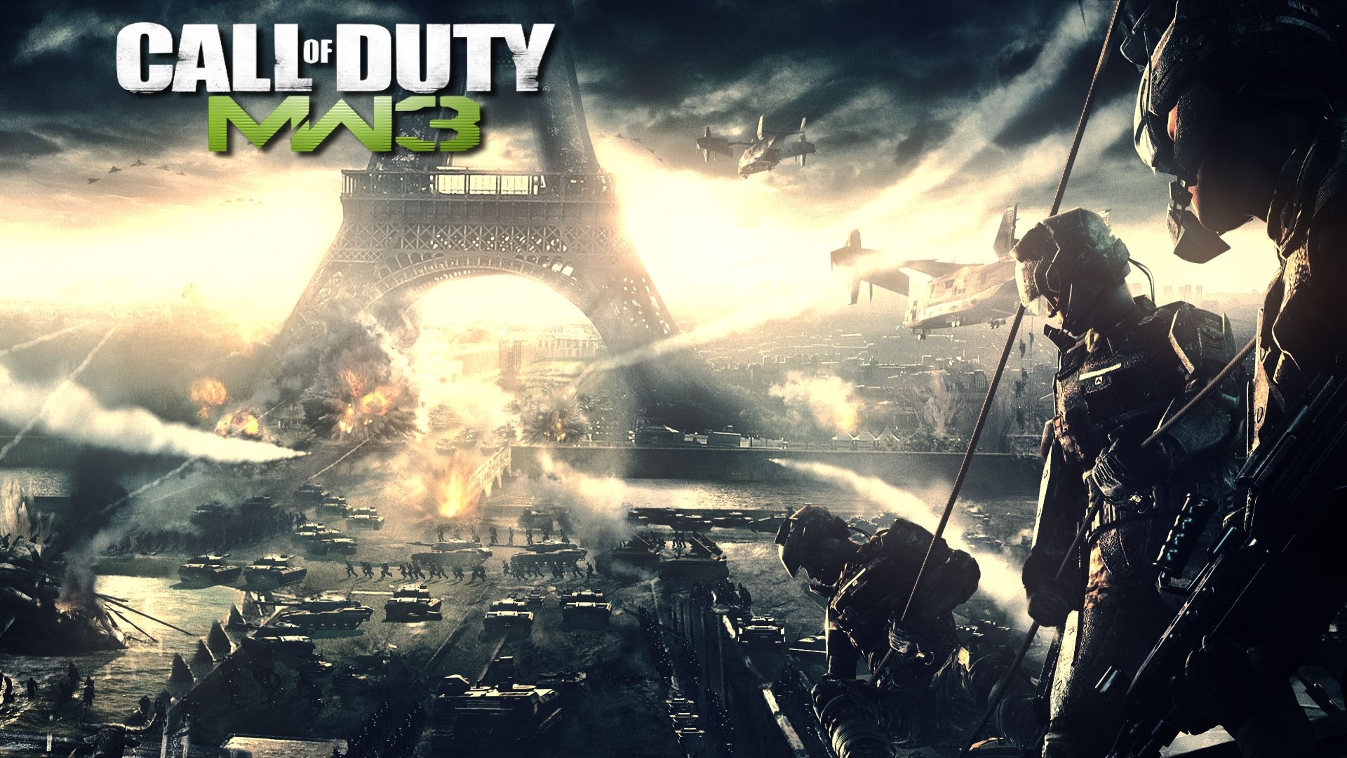 Call of Duty: Modern Warfare 3 Paris Invasion HD Wallpaper