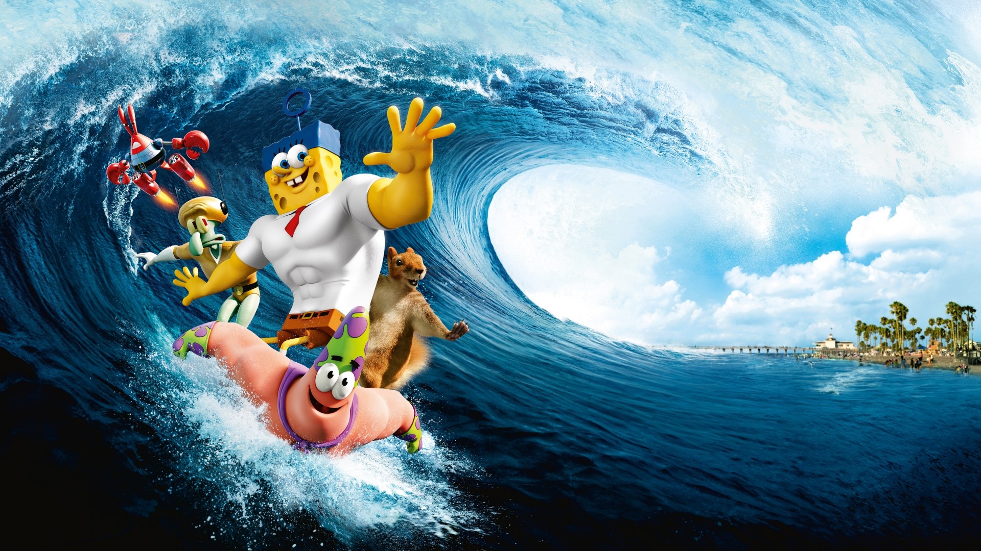 SpongeBob SquarePants Movie: Sponge Out of Water HD Wallpaper