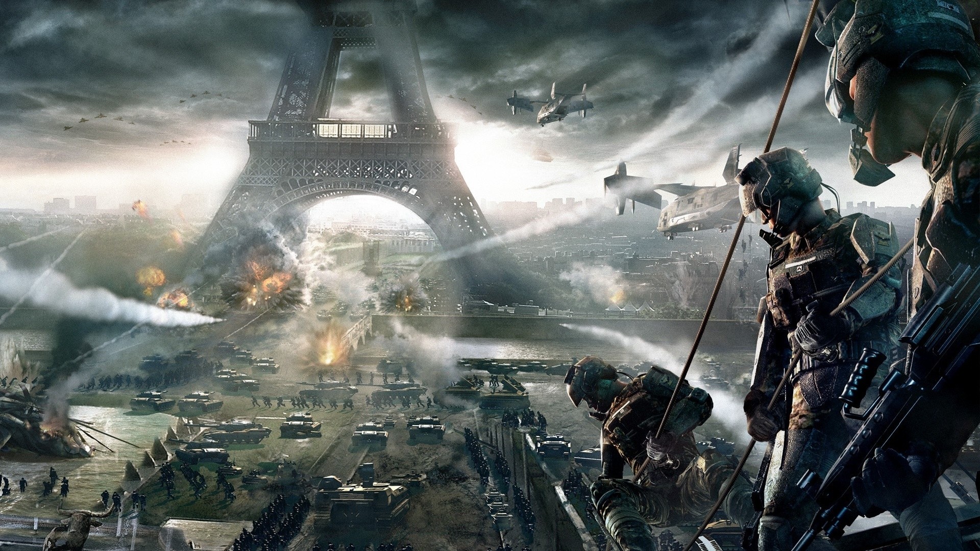 Call of Duty: War in Paris HD Wallpaper