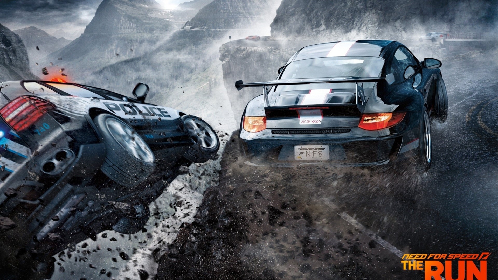 Need for Speed The Run Police Chase HD Wallpaper