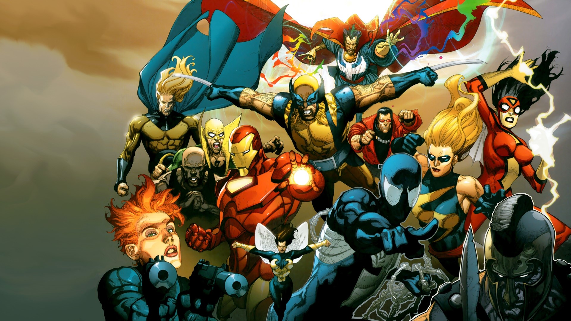 Marvel Comics Heroes Assemble HD Wallpaper