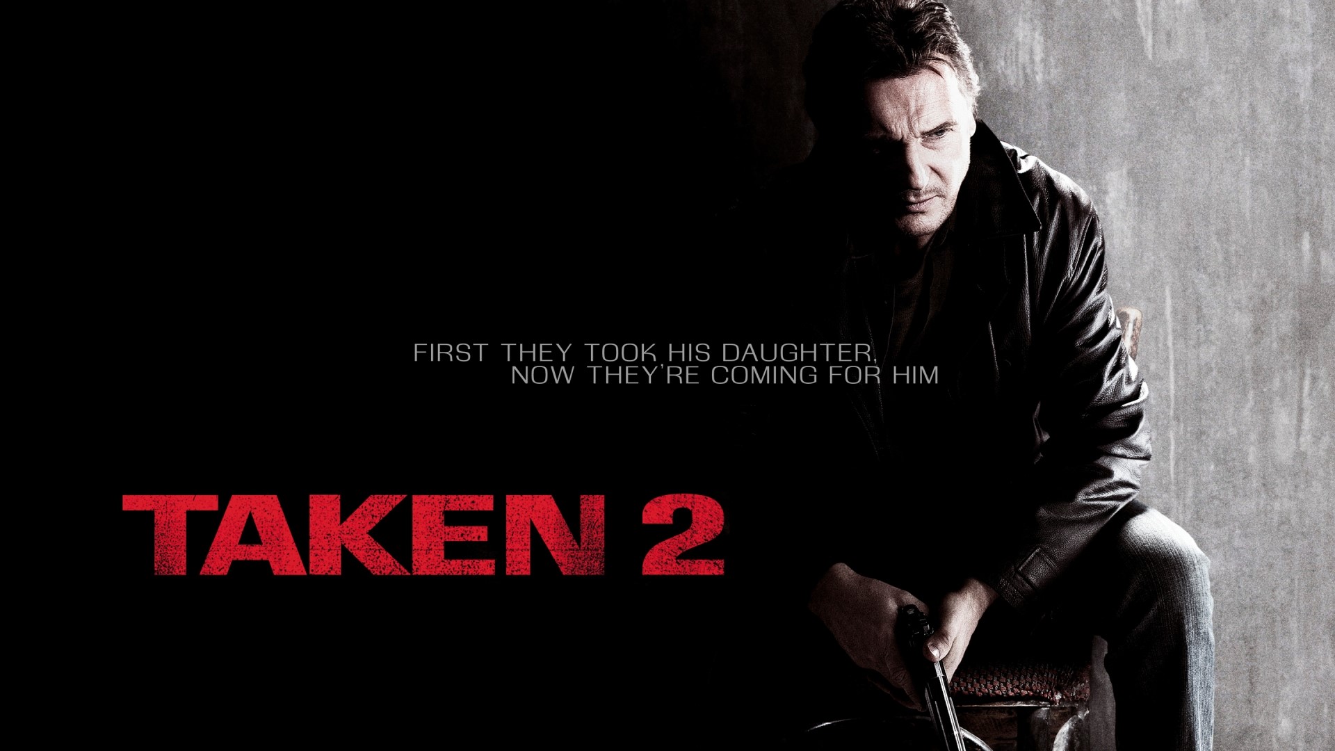 Taken 2 Movie Poster with Liam Neeson HD Wallpaper