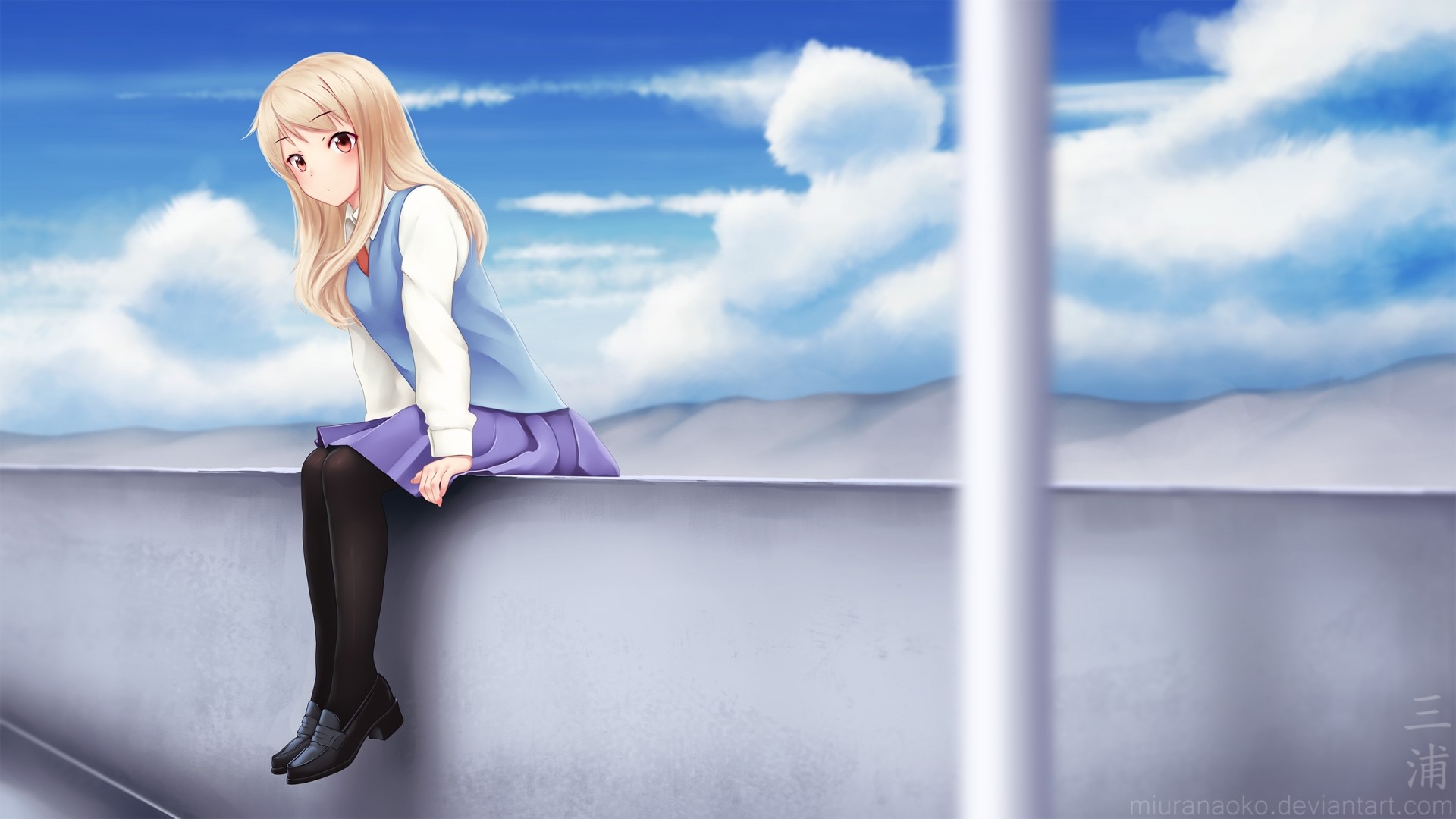 Mashiro Shiina from Sakurasou no Pet na Kanojo HD Wallpaper