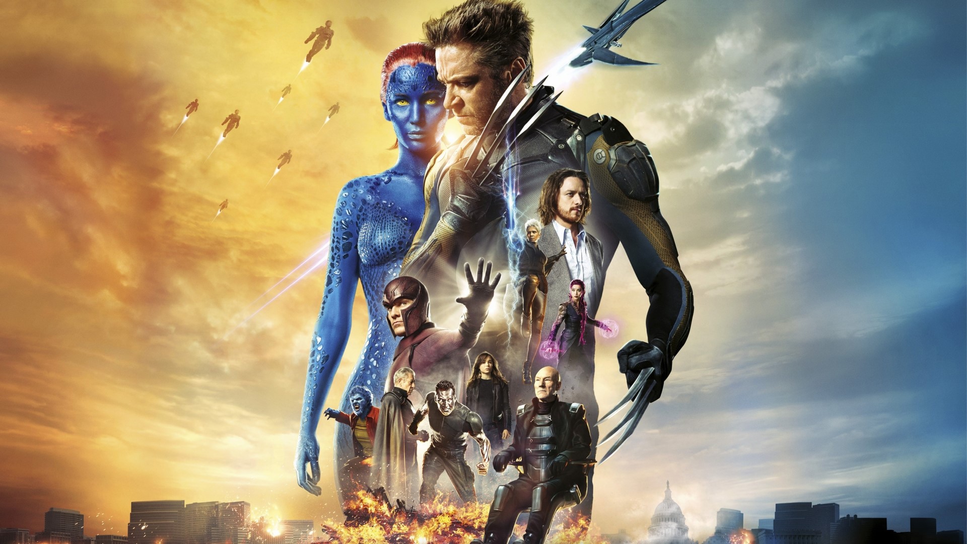 X-Men: Days of Future Past Movie Poster HD Wallpaper