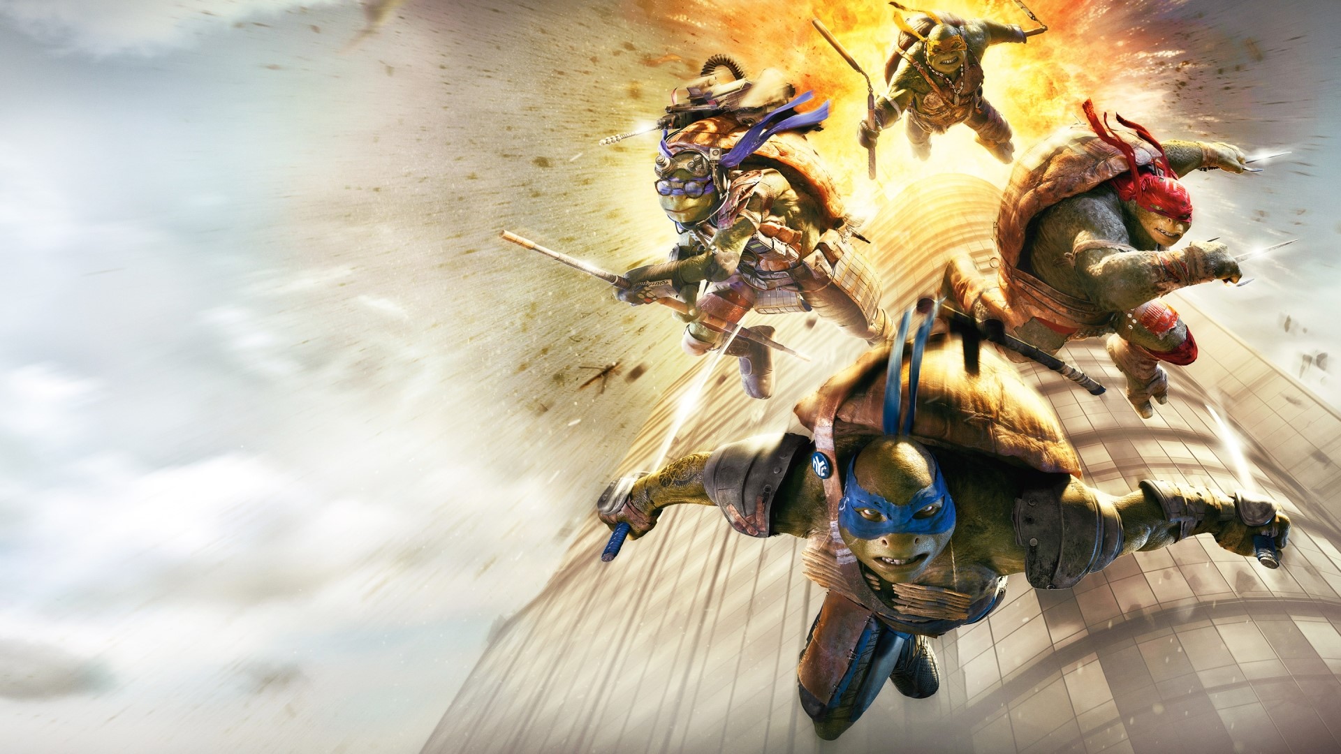 Teenage Mutant Ninja Turtles from the 2014 Movie HD Wallpaper