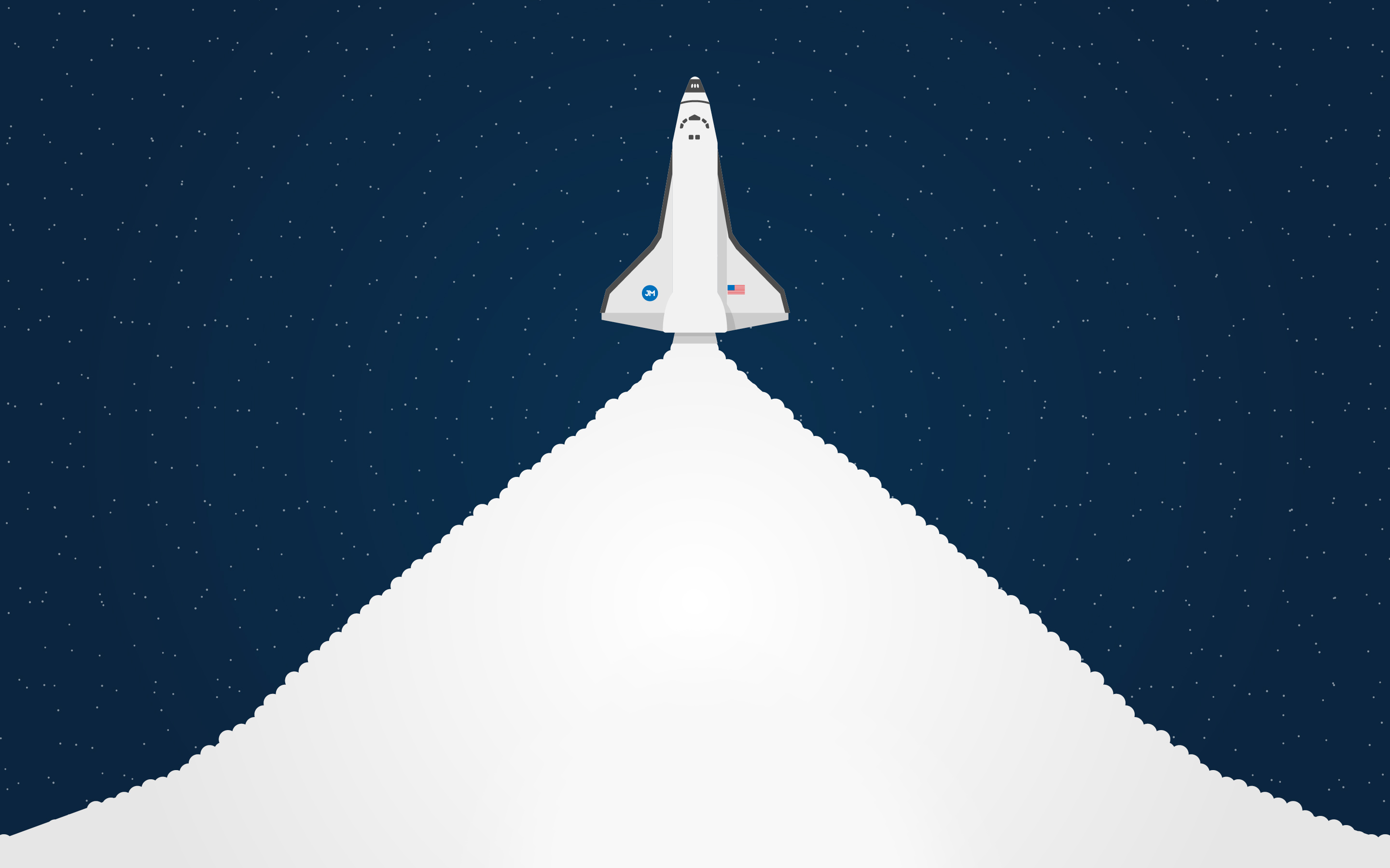 Space Shuttle Launching into Space HD Wallpaper
