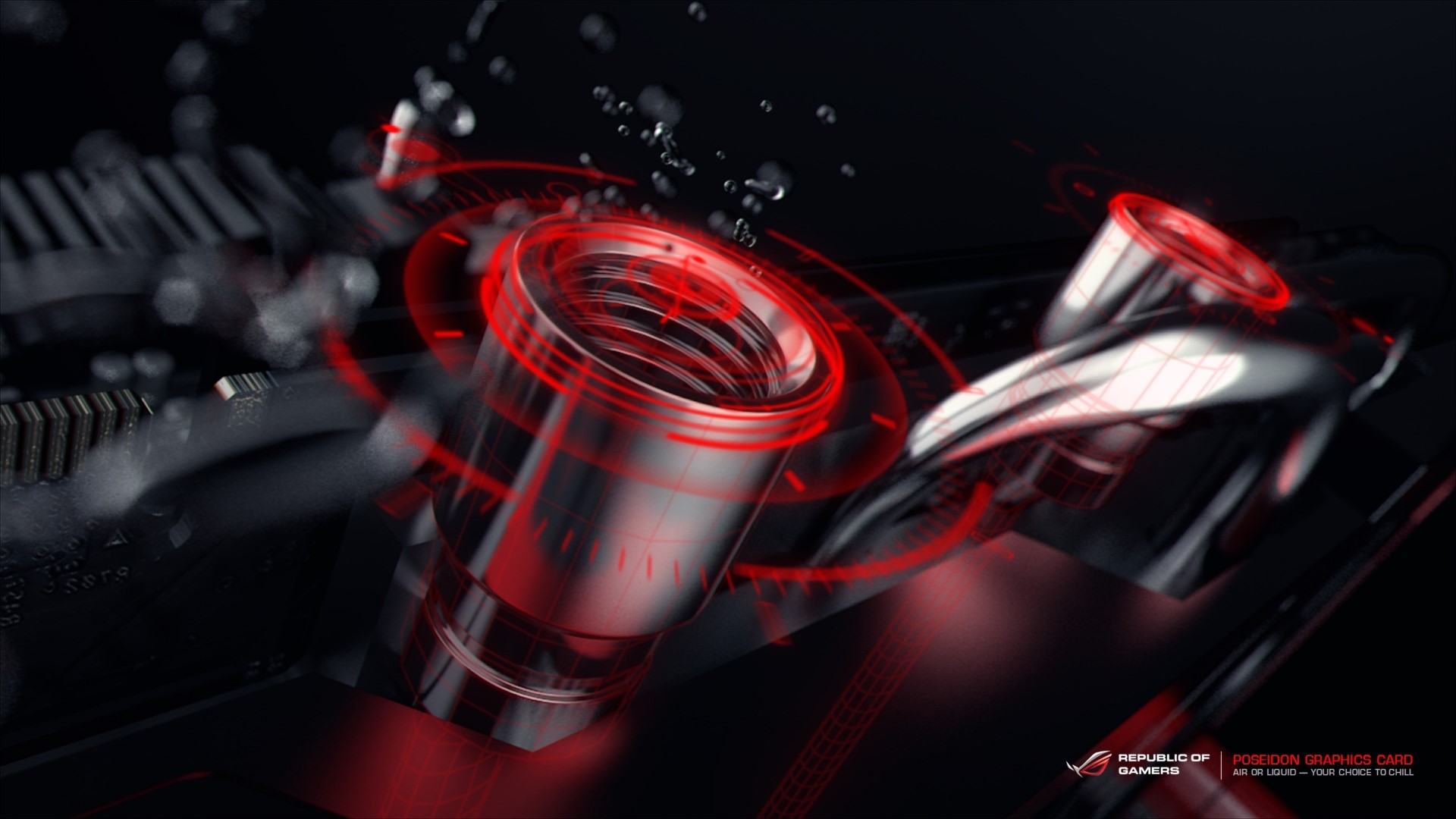 ASUS ROG Poseidon Graphics Card HD Wallpaper