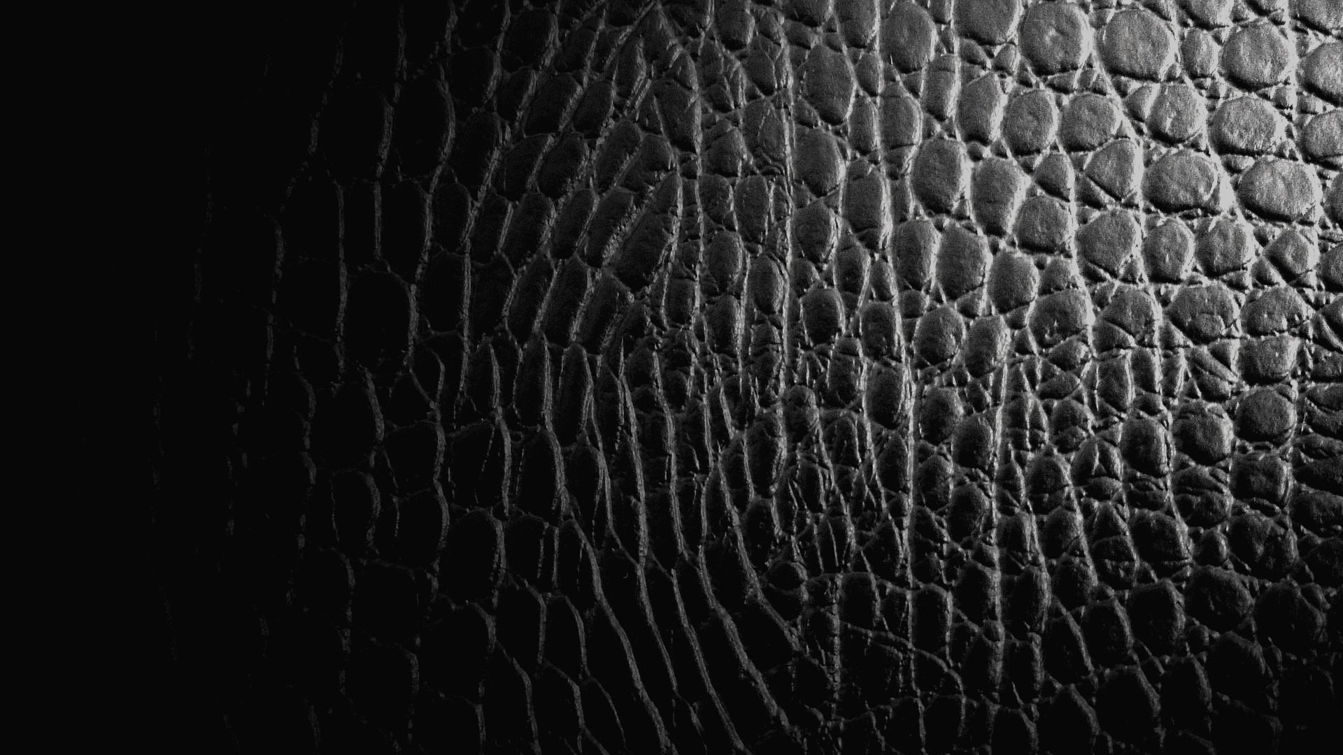Black Leather Texture HD Wallpaper