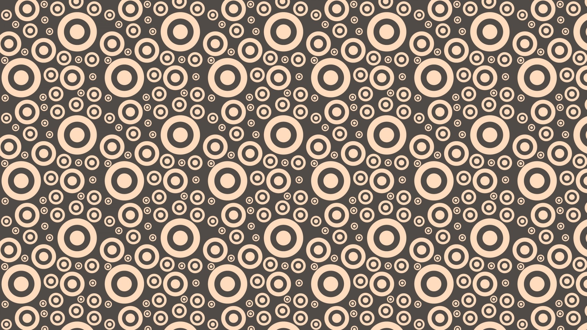 Pink Circles Pattern on Dark Background HD Wallpaper