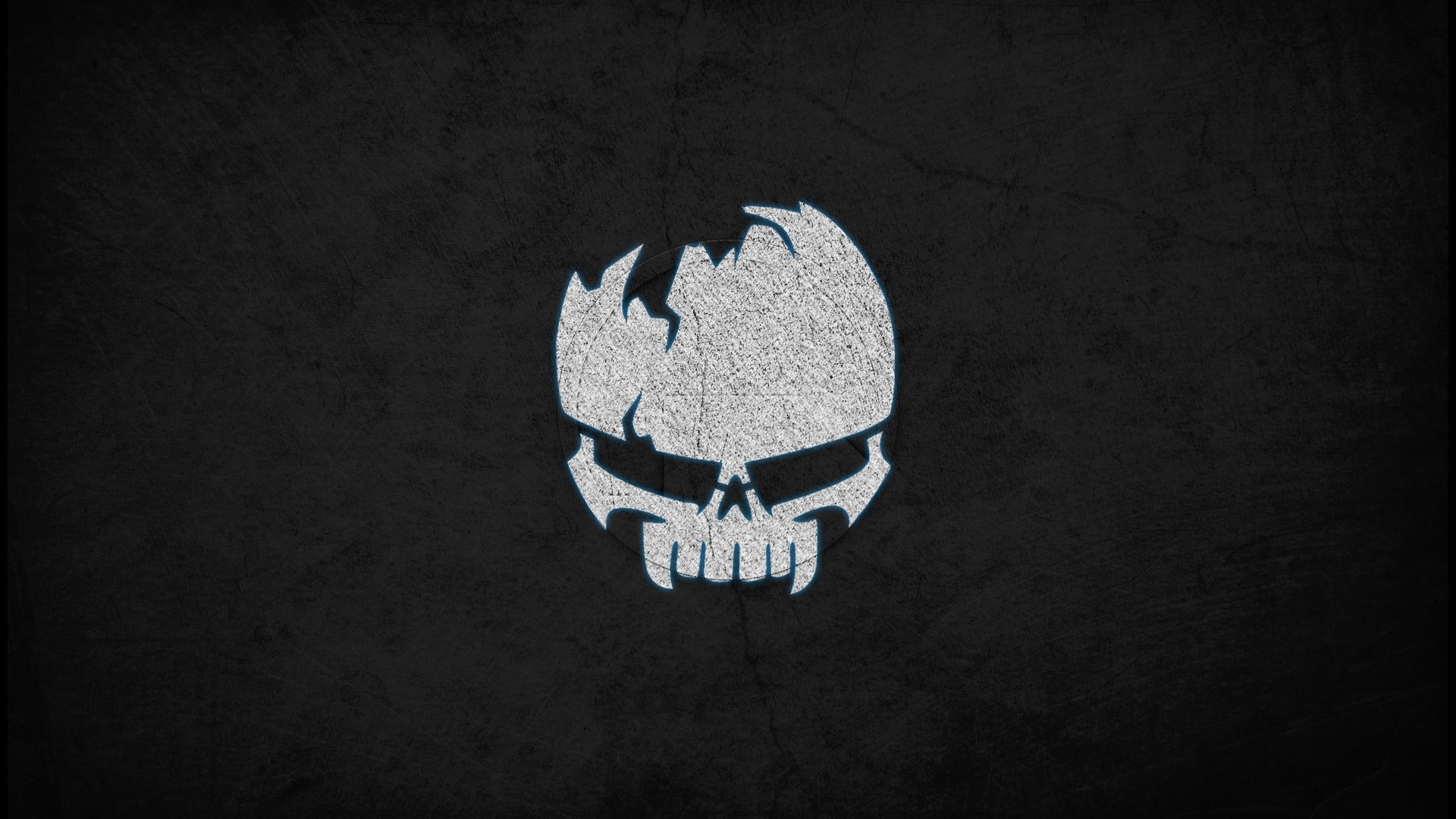 Skull Logo Texture HD Wallpaper