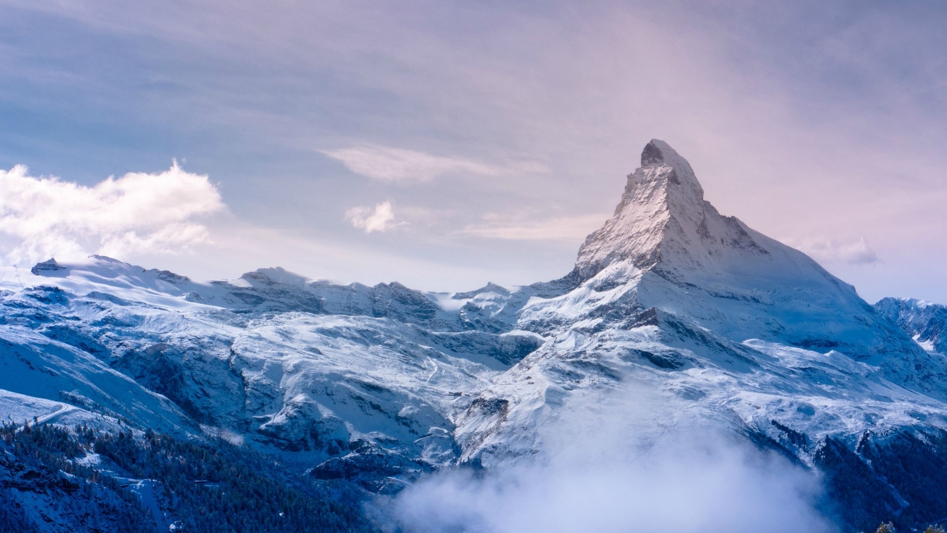 Matterhorn Mountain in the Alps HD Wallpaper