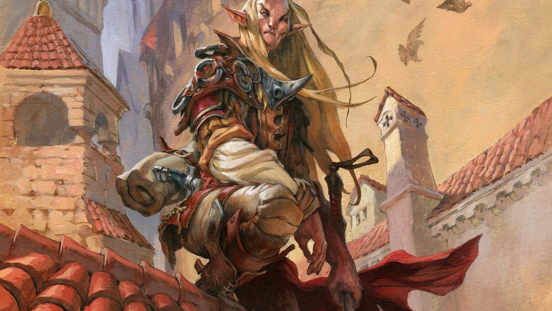Elf warrior from Magic the Gathering HD Wallpaper
