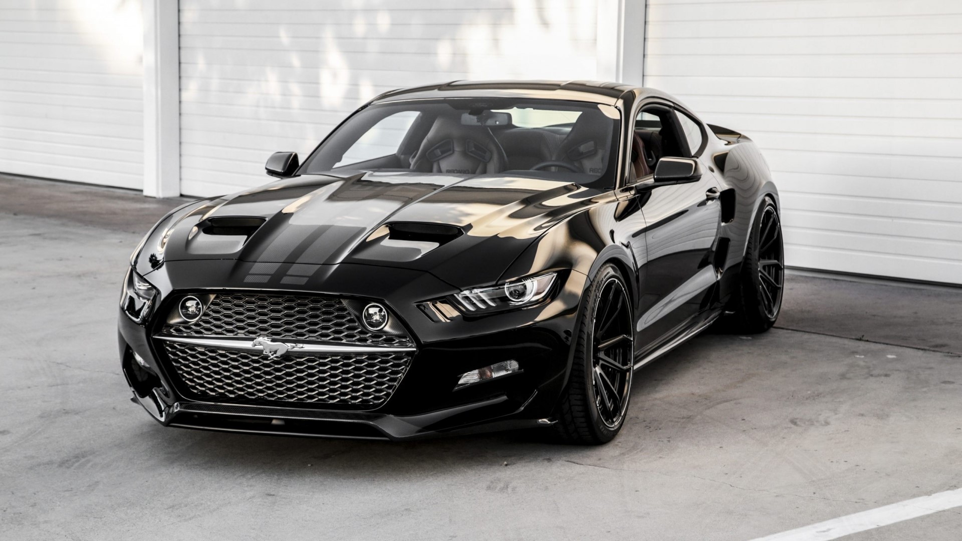 Black Ford Mustang Rocket HD Wallpaper