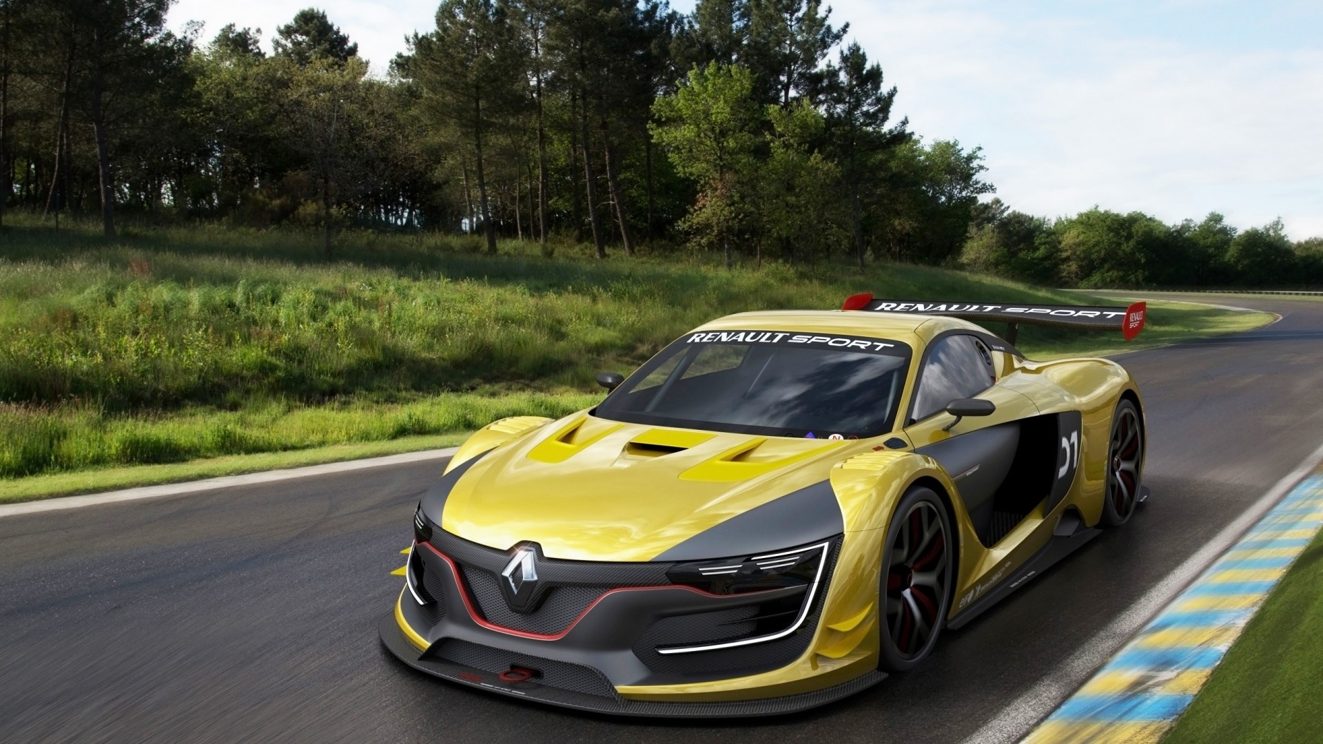 Renault Sport RS 01 race car on track HD Wallpaper