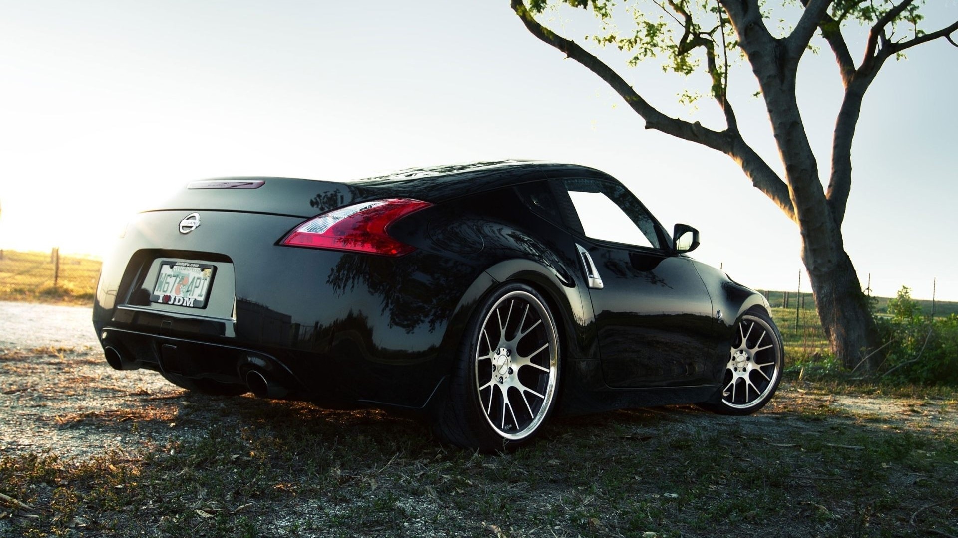Black Nissan 370z Sports Car HD Wallpaper