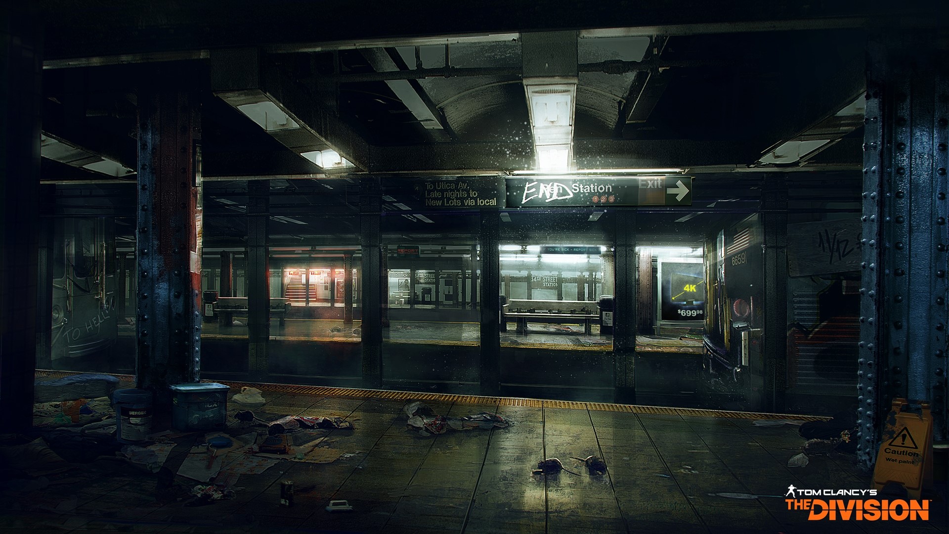 The Division Subway Station HD Wallpaper