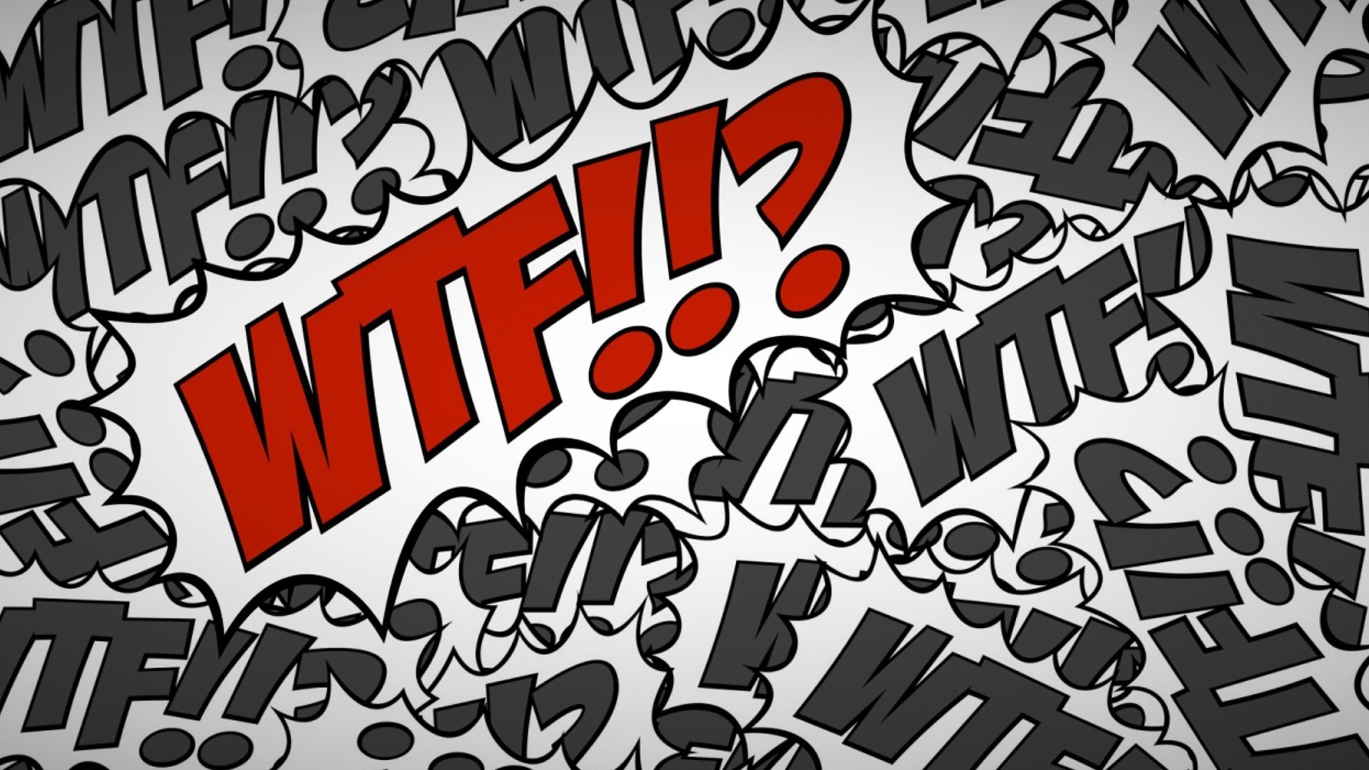 WTF Comic Style Text HD Wallpaper
