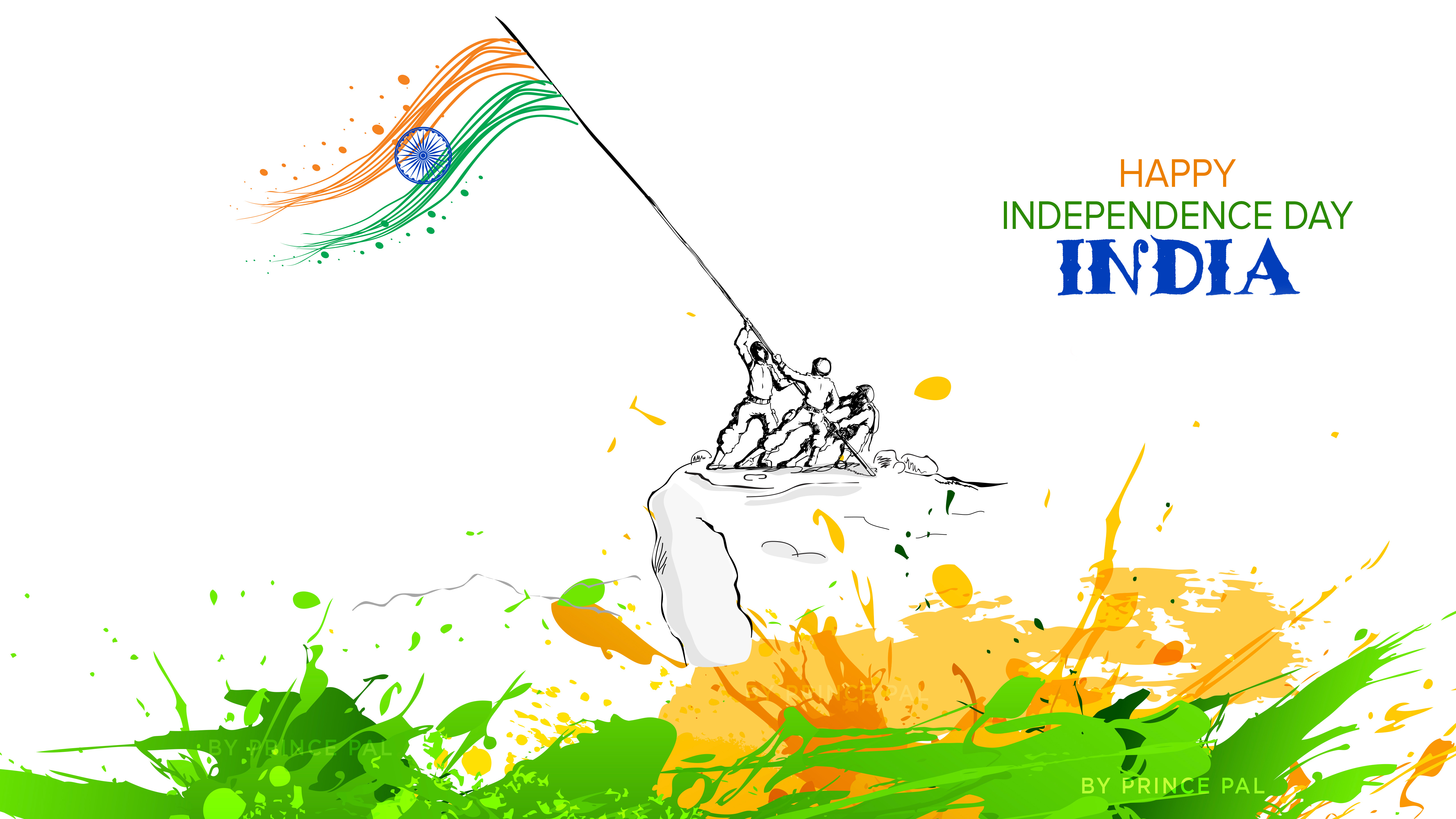 Happy Independence Day India HD Wallpaper