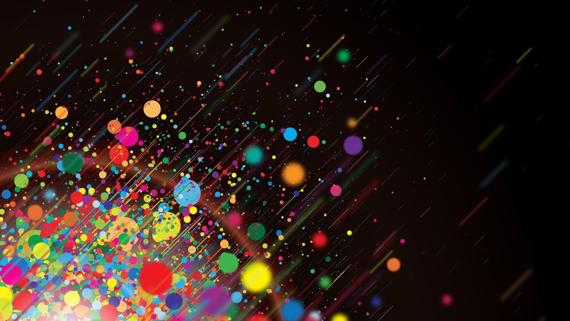 Rainbow Color Splash Background HD Wallpaper