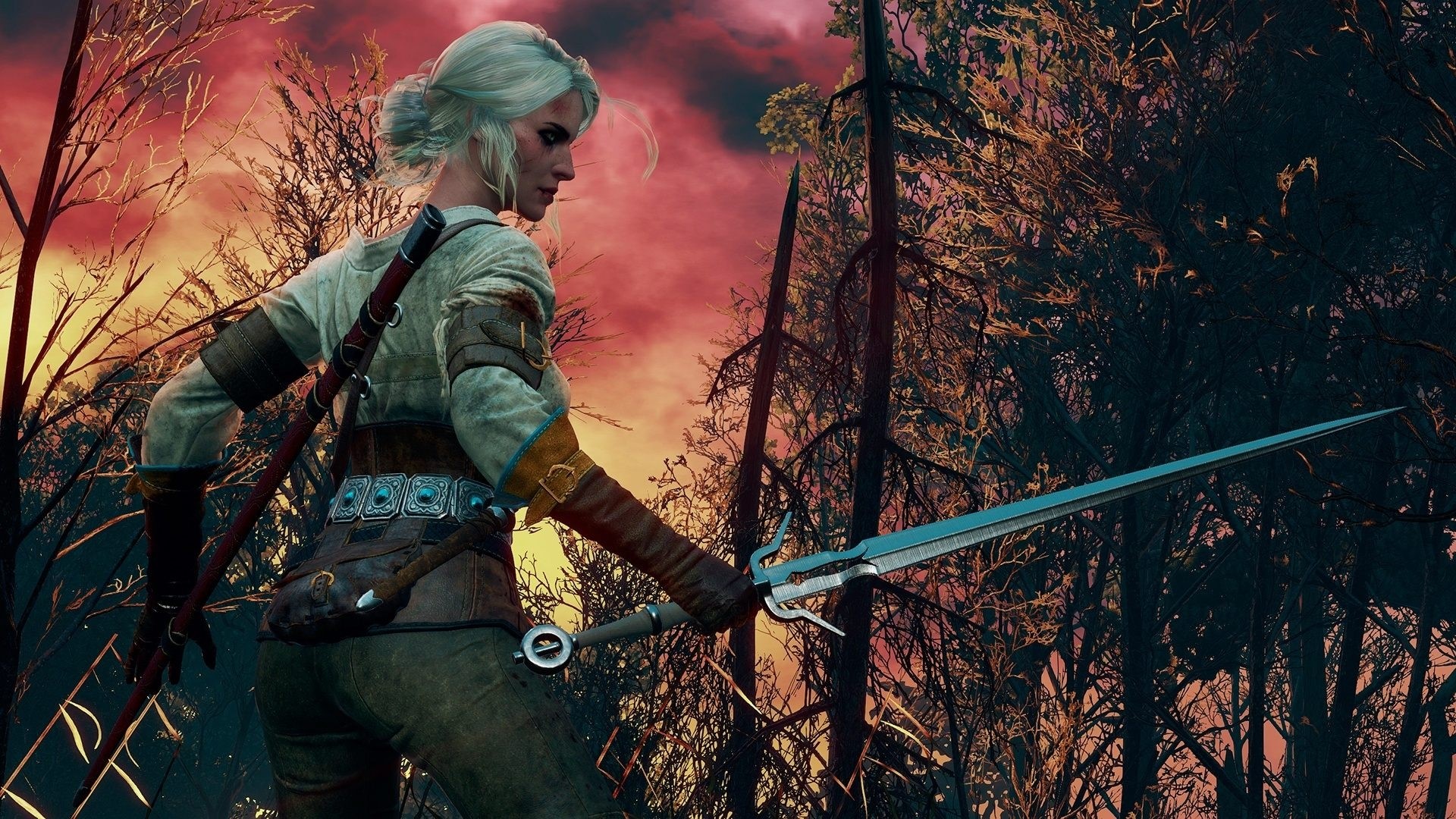 Ciri from The Witcher 3 Game HD Wallpaper