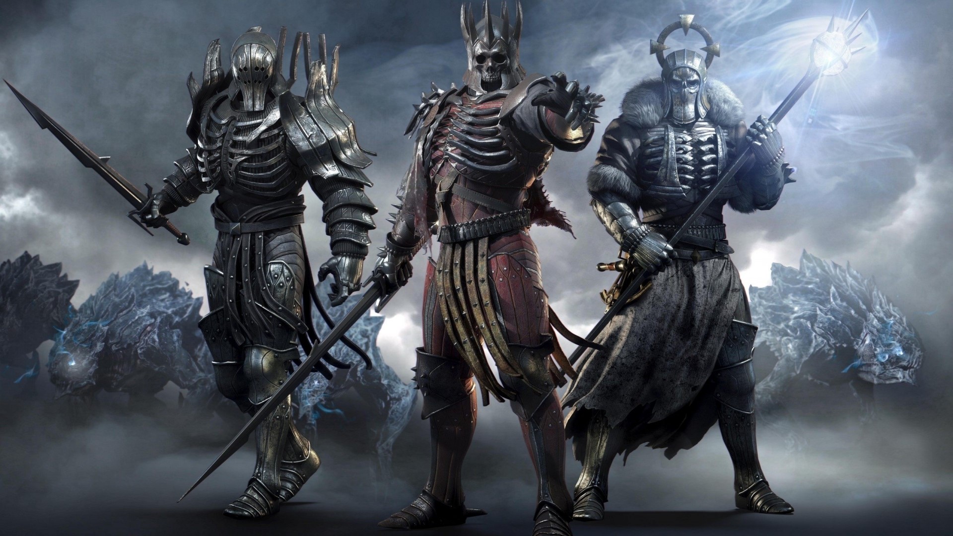 Eredin, Imlerith, and Caranthir from The Witcher 3: Wild Hunt HD Wallpaper