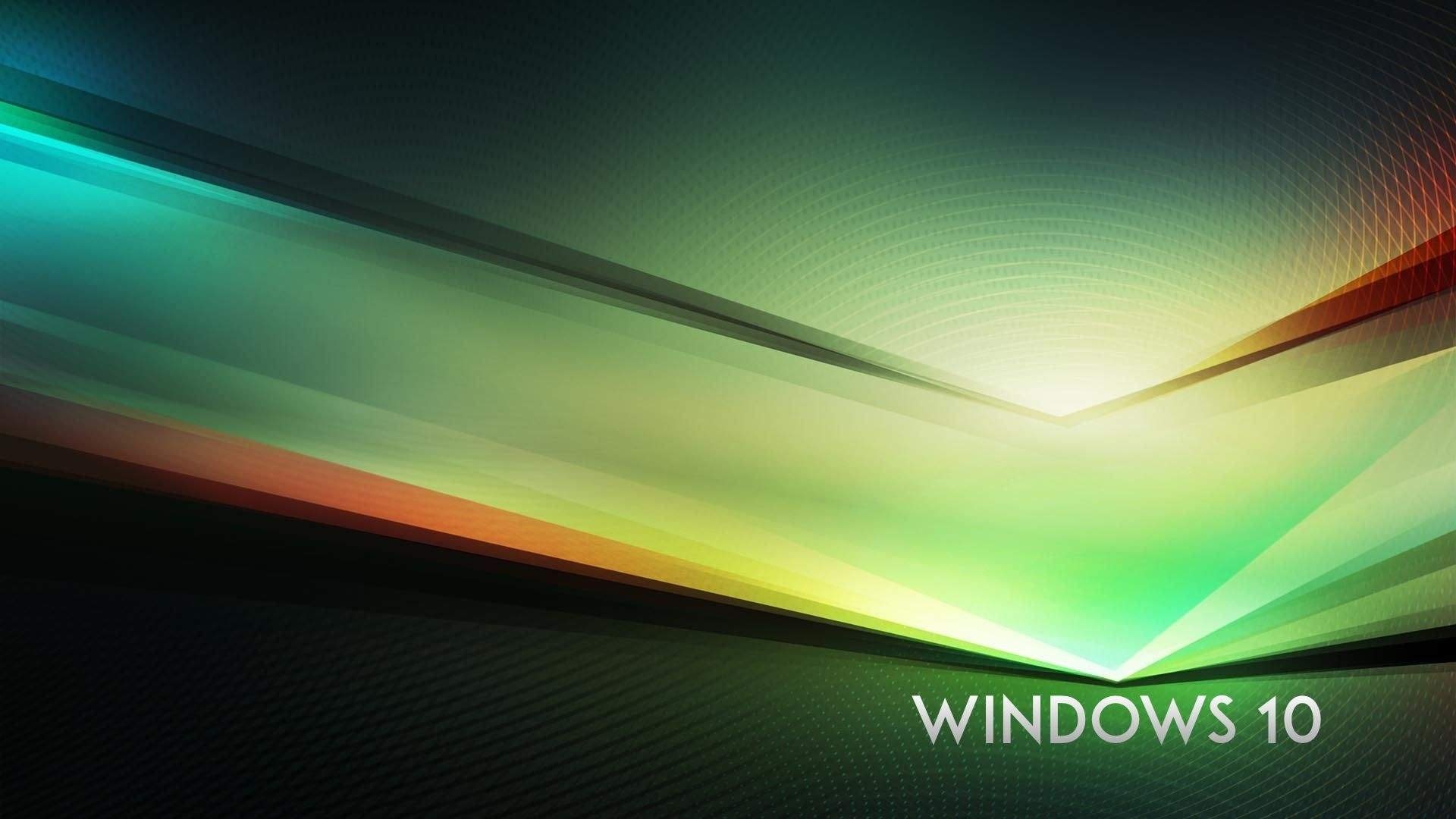 Windows 10 Abstract Light Streaks HD Wallpaper