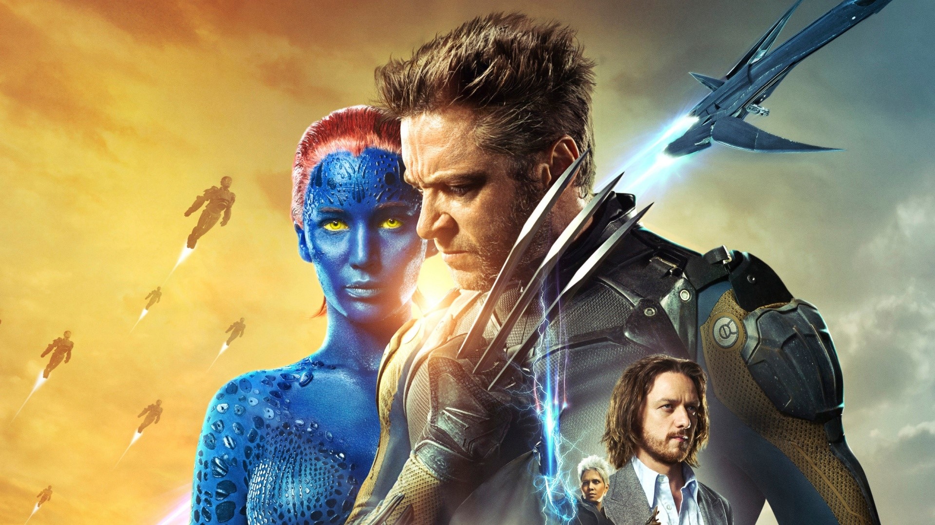 Wolverine and Mystique from X-Men: Days of Future Past HD Wallpaper