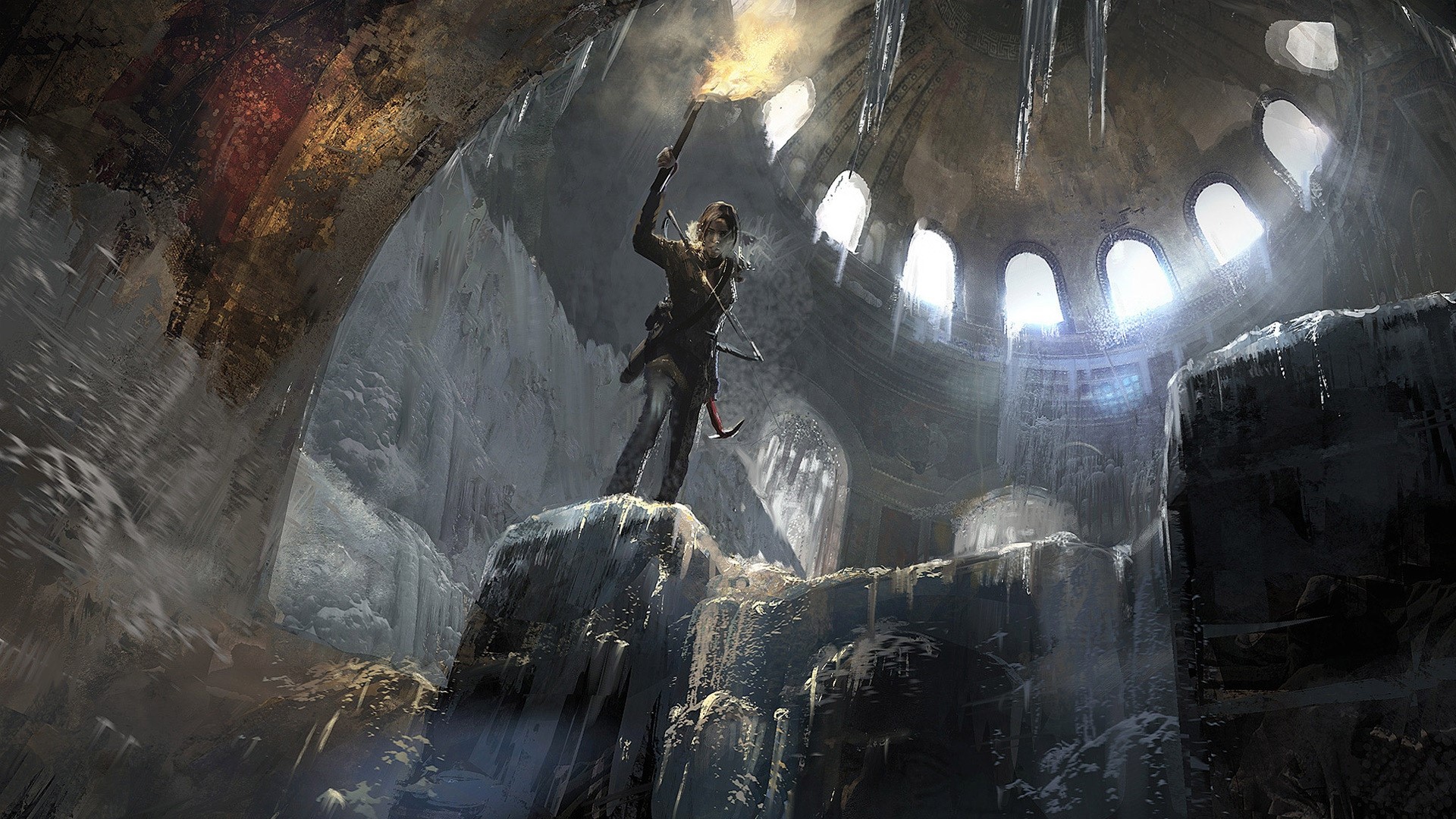 Lara Croft from Rise of the Tomb Raider Concept Art HD Wallpaper