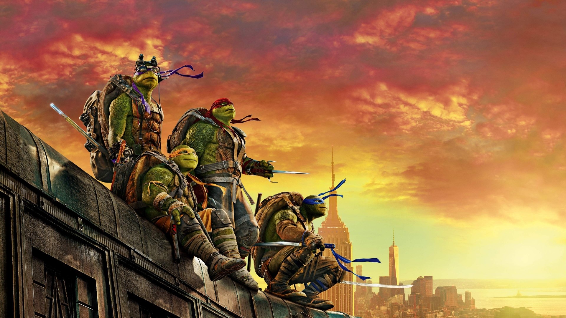Teenage Mutant Ninja Turtles: Out of the Shadows movie poster HD Wallpaper
