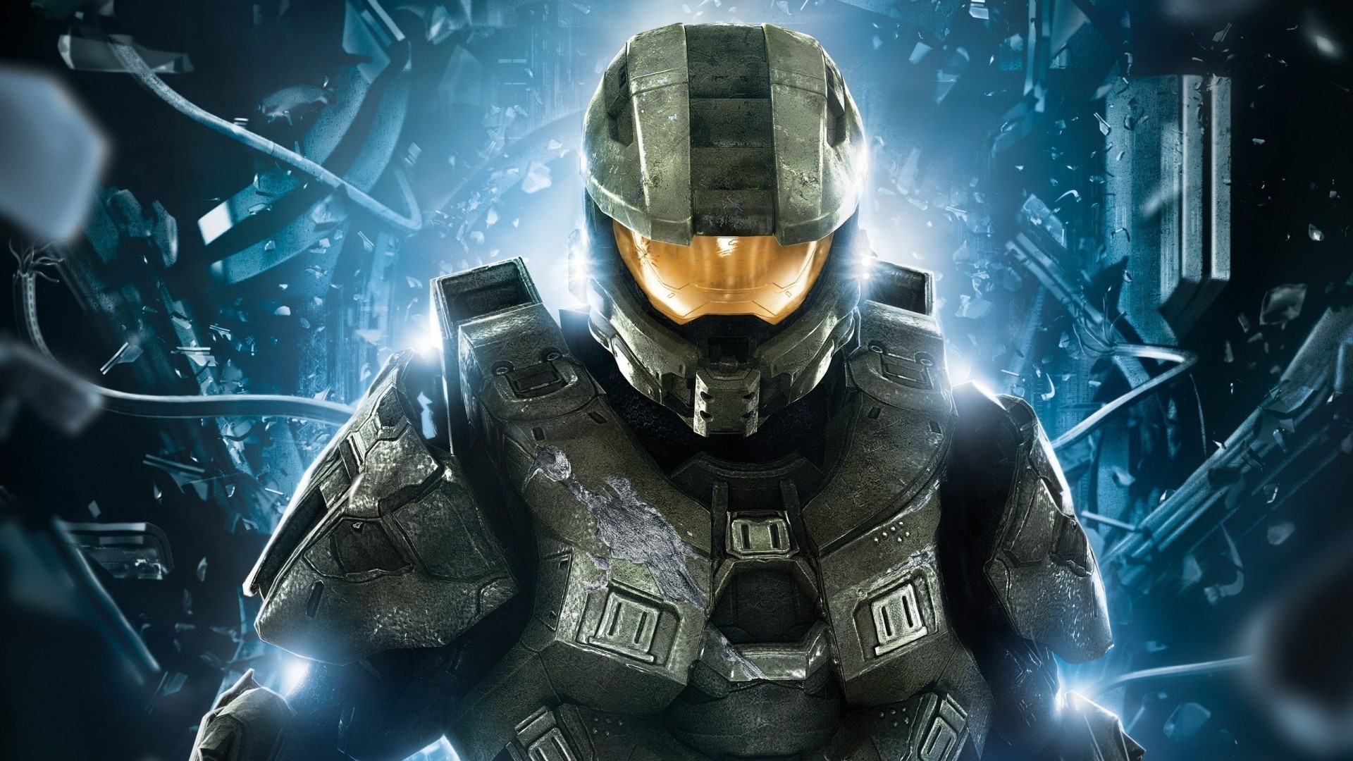 Master Chief from Halo Artwork HD Wallpaper