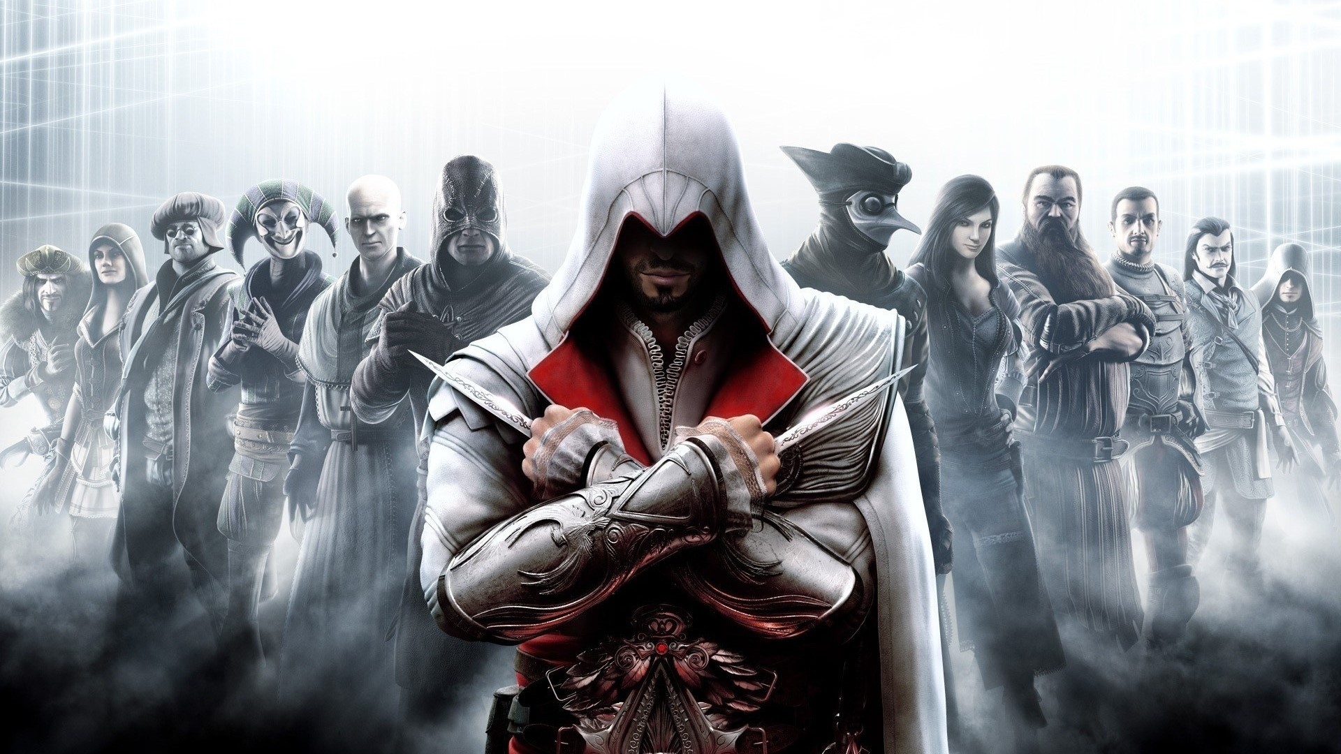 Assassins Creed Brotherhood All Characters HD Wallpaper