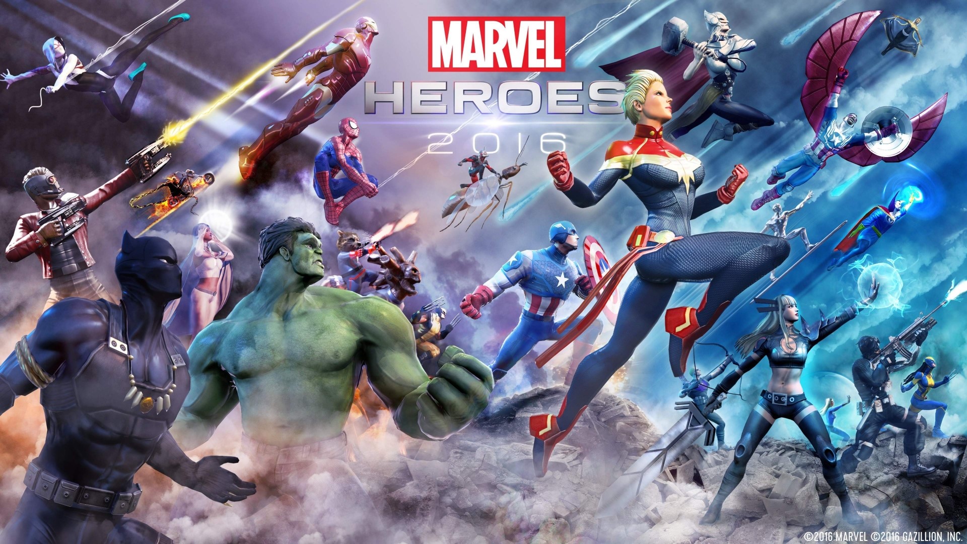 Marvel Heroes 2016 characters HD Wallpaper