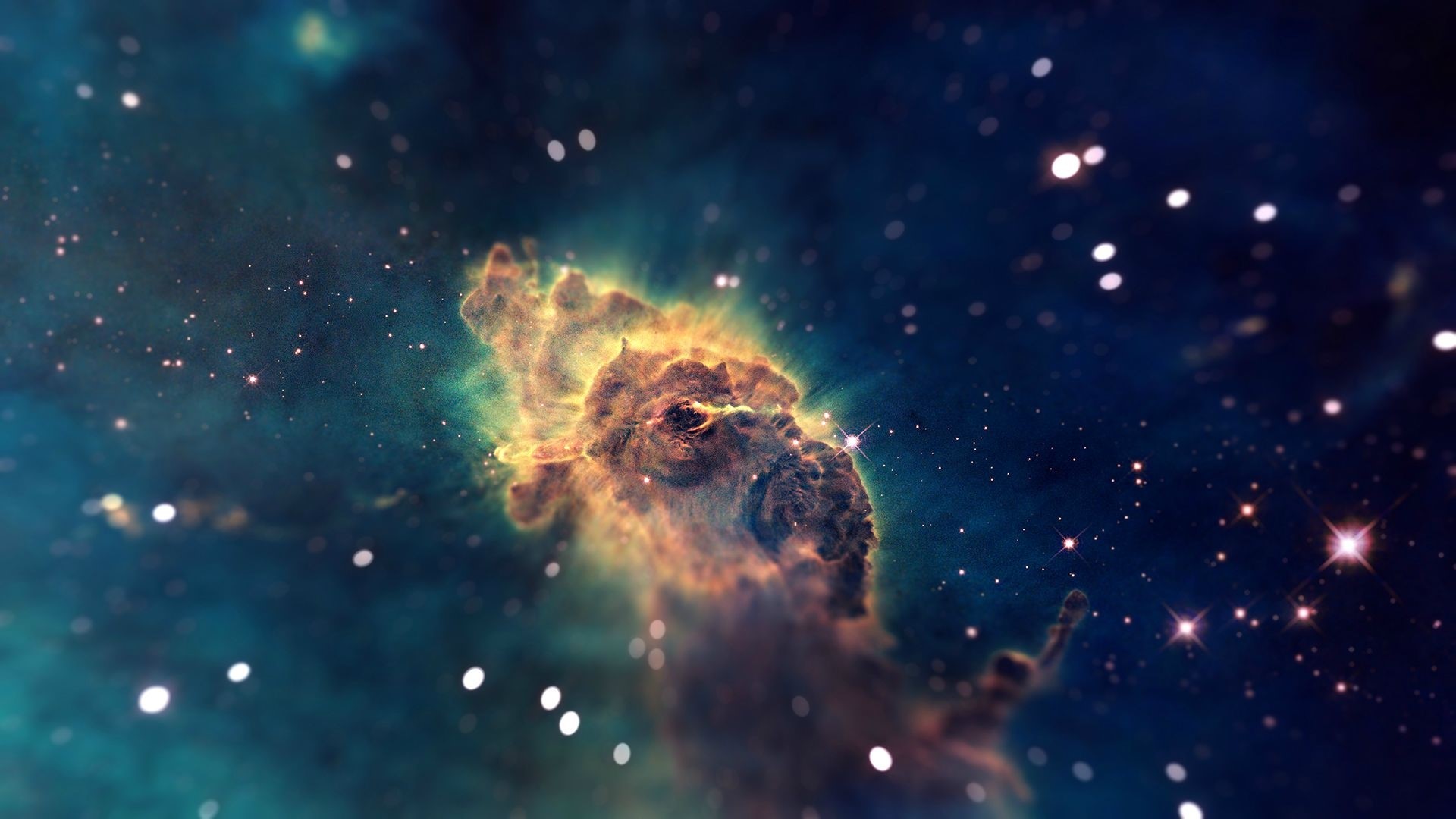 Pillars of Creation Nebula in Space HD Wallpaper