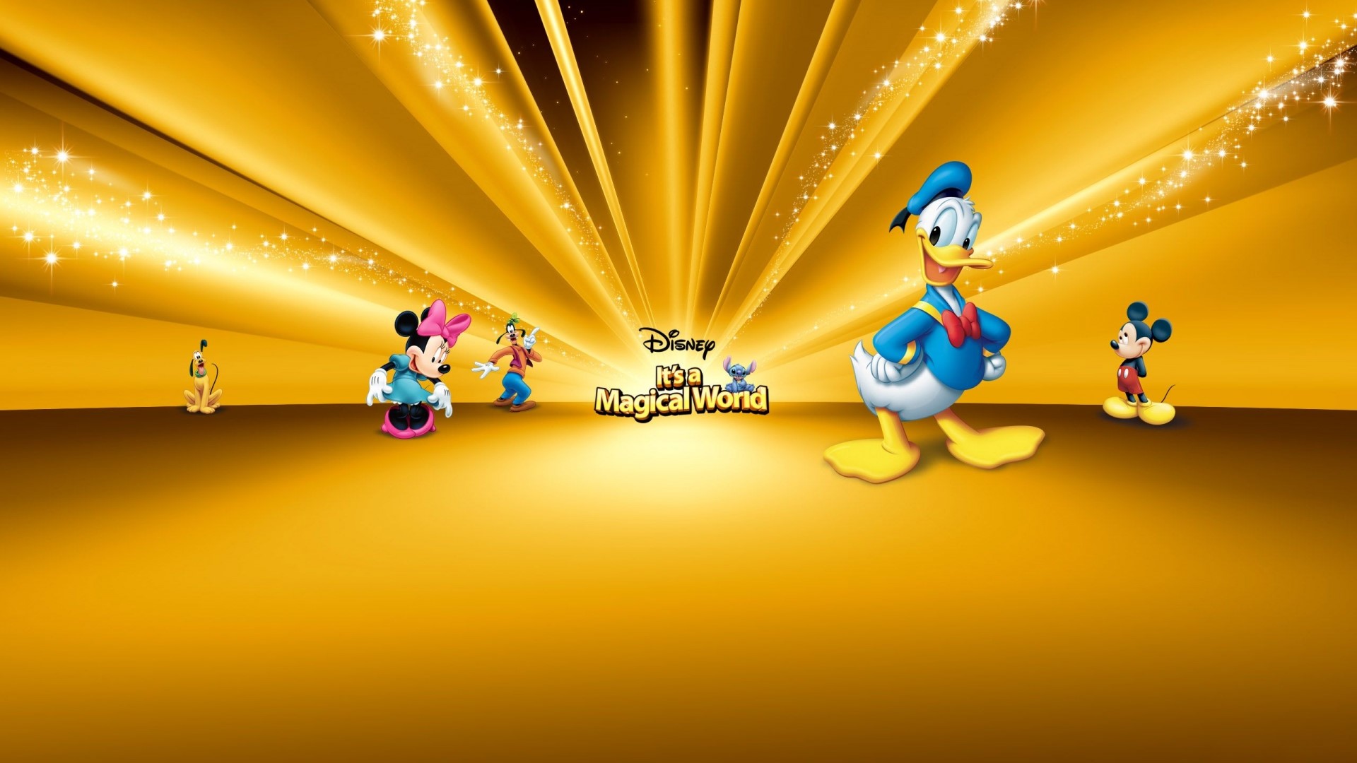 Disney characters in It's a Magical World HD Wallpaper