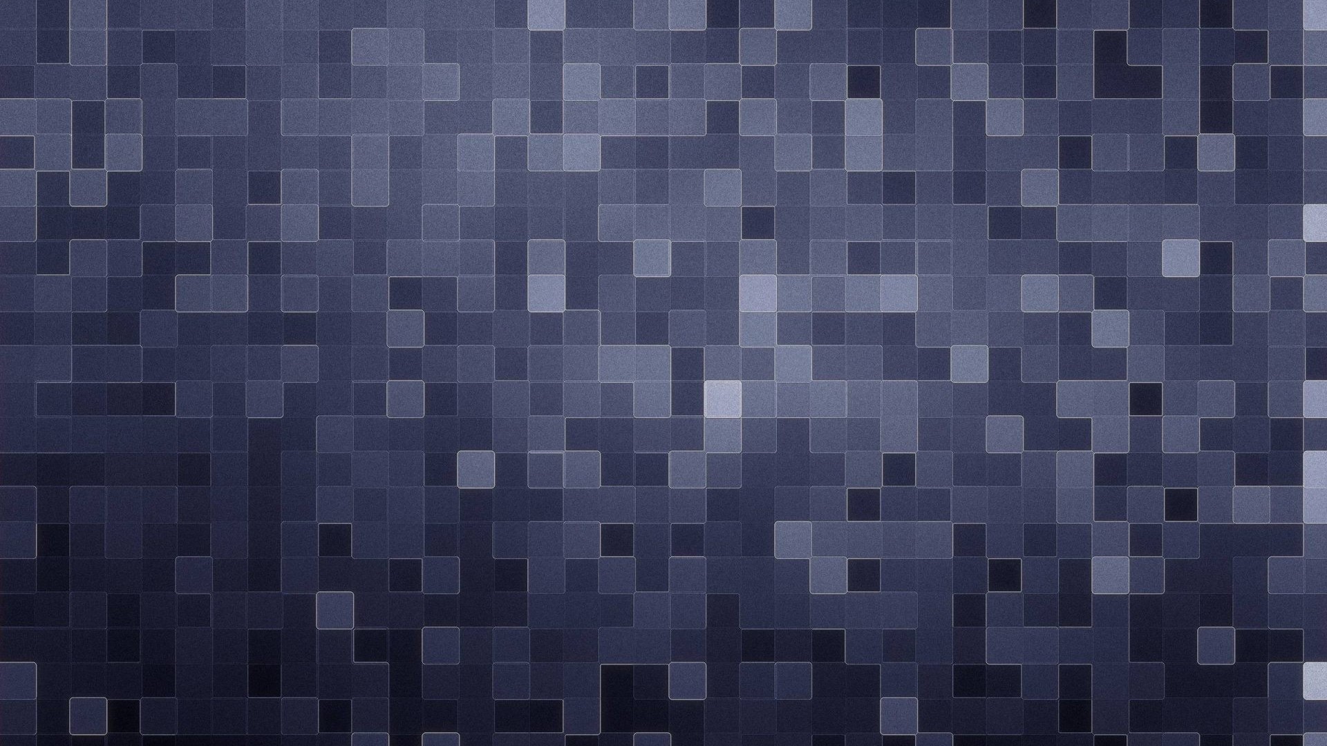 Blue Cubes Pattern HD Wallpaper