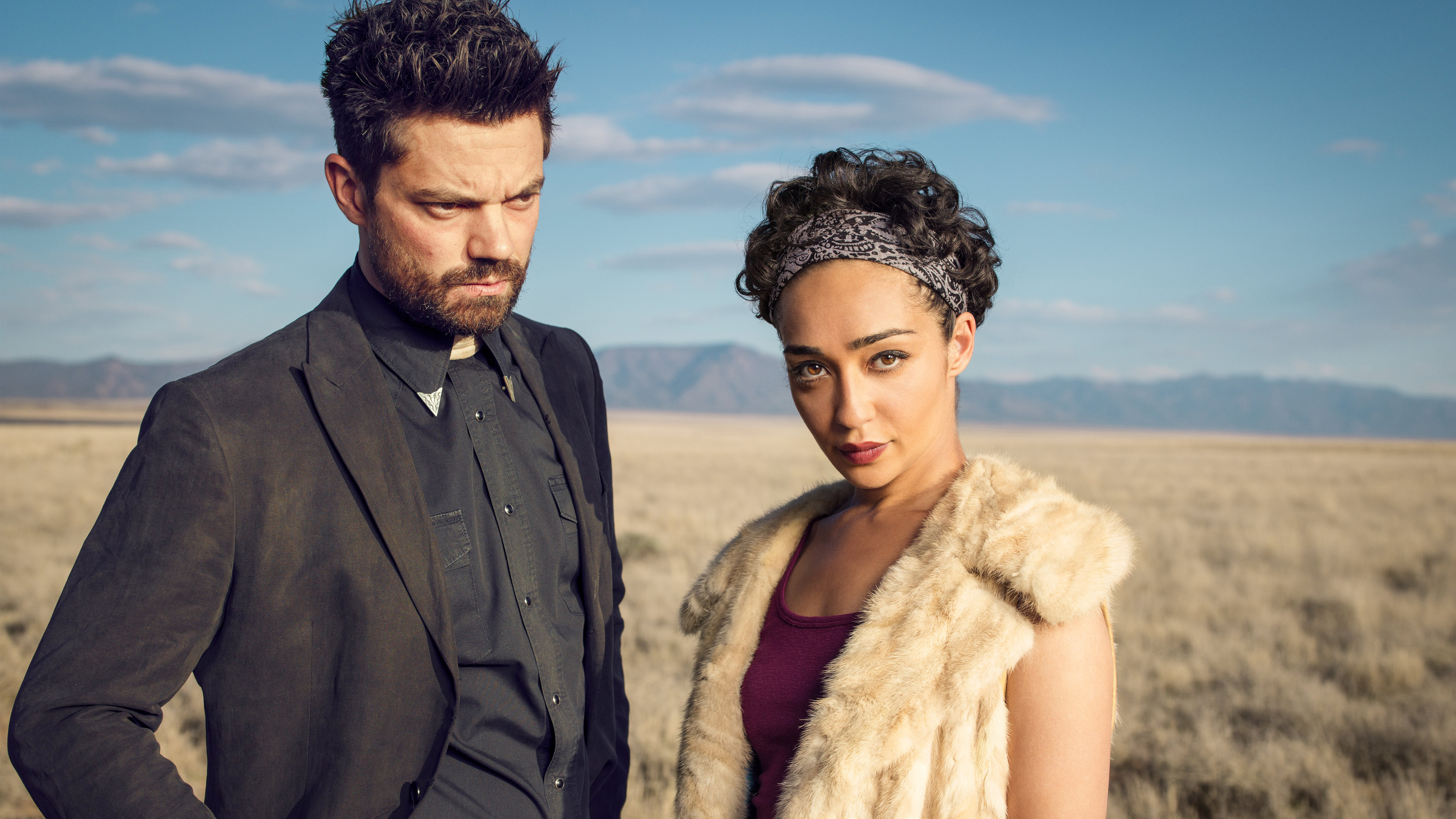 Dominic Cooper and Ruth Negga from Preacher HD Wallpaper