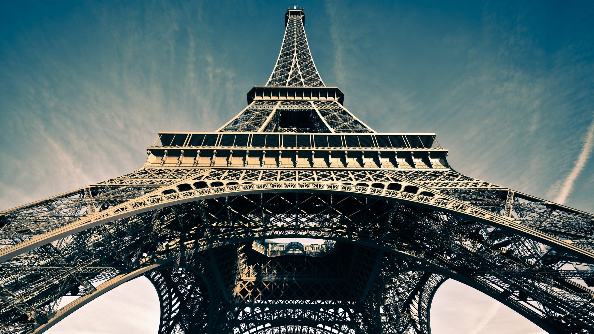 Eiffel Tower Paris Base View HD Wallpaper