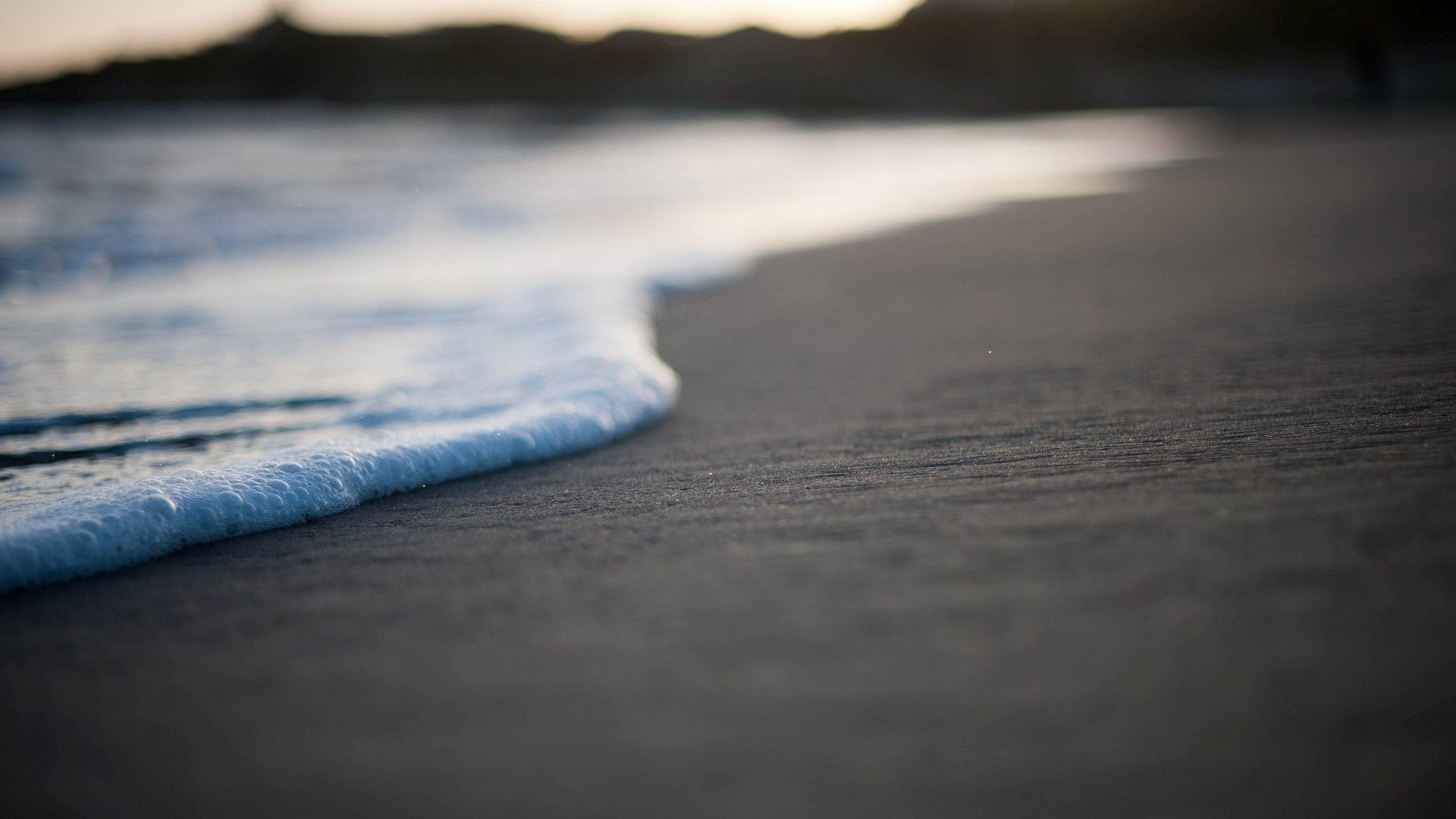 Beach Sand Wave Foam Summer HD Wallpaper