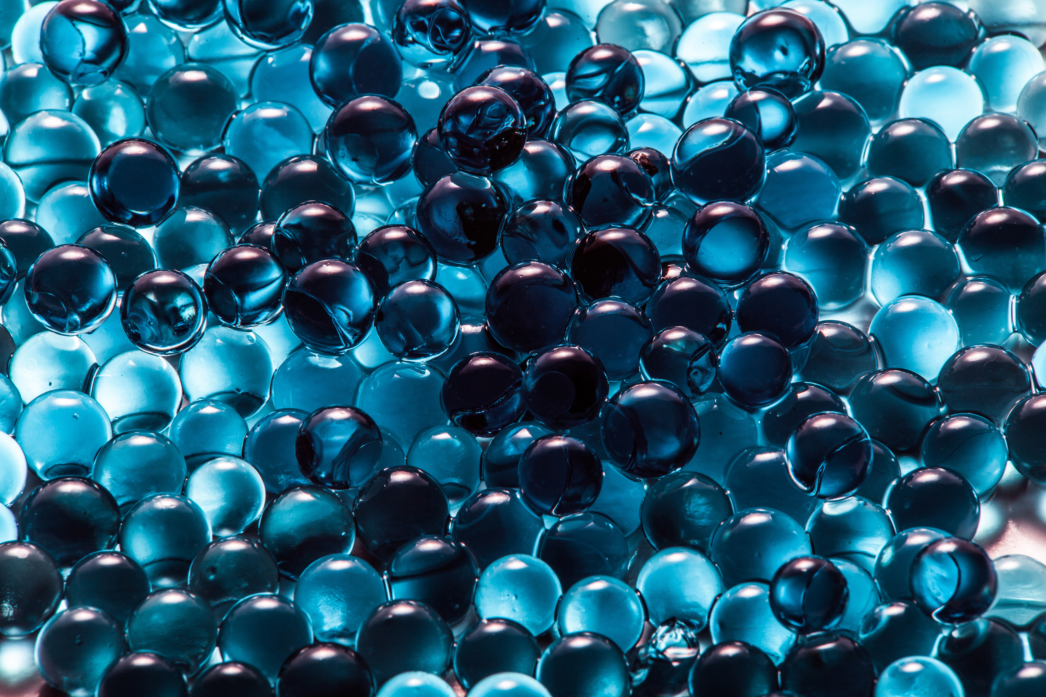 Blue Jelly Balls 4K HD Wallpaper