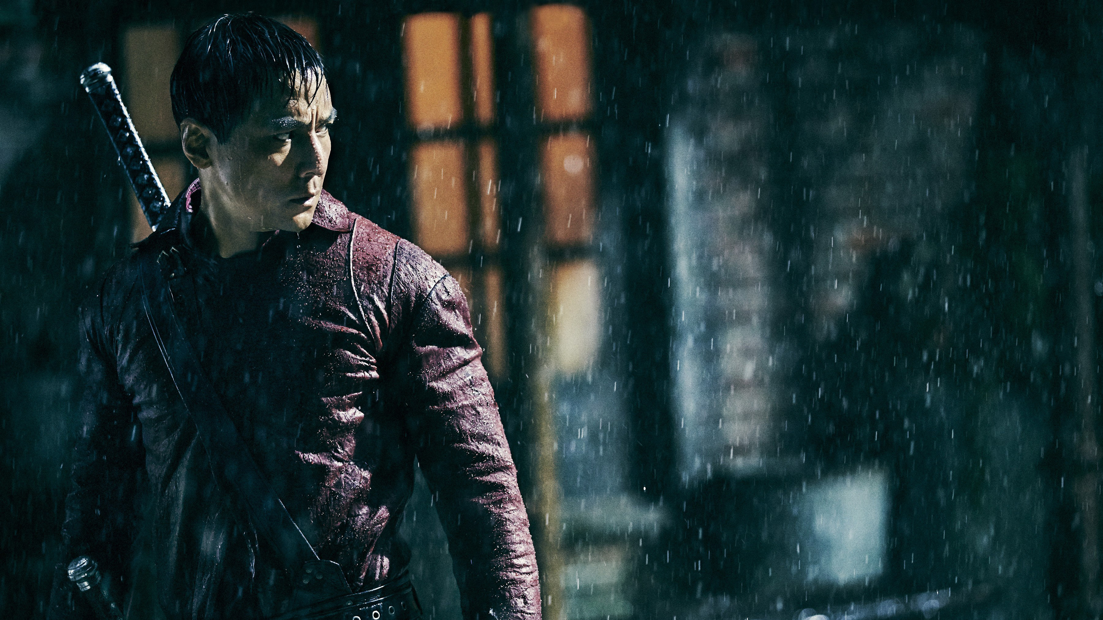Sunny from Into the Badlands in the rain HD Wallpaper
