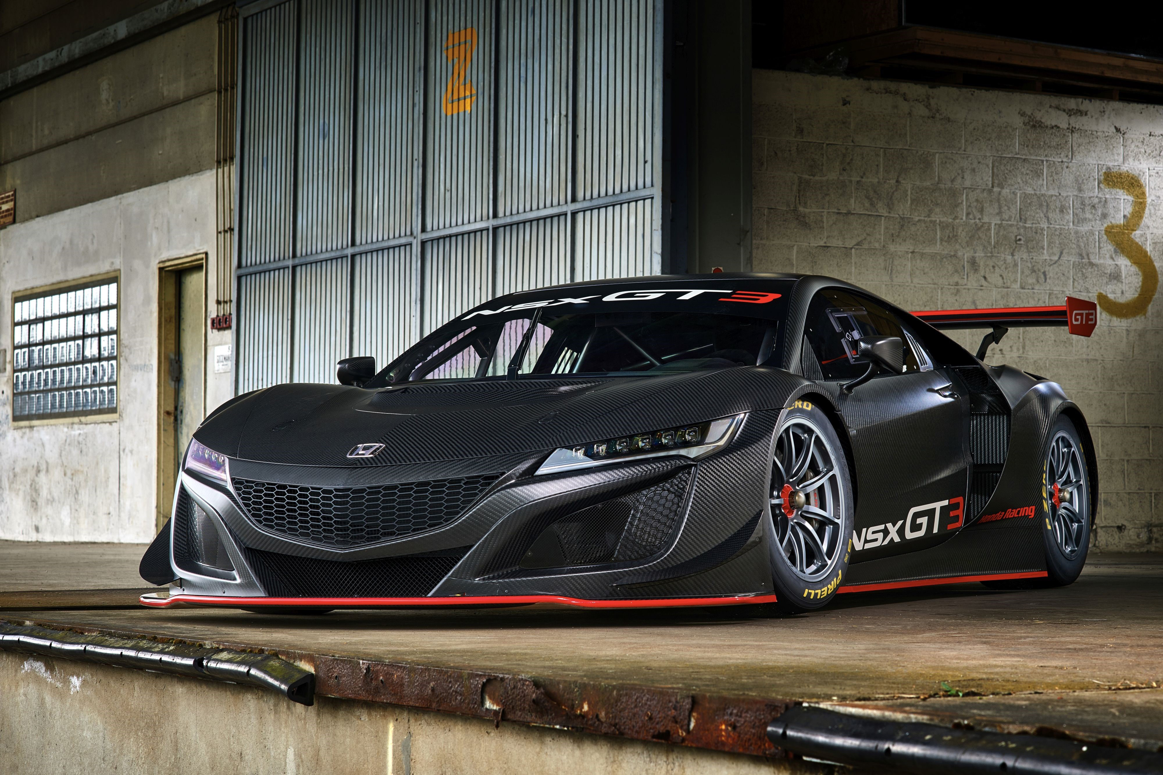 2018 Honda NSX GT3 race car HD Wallpaper